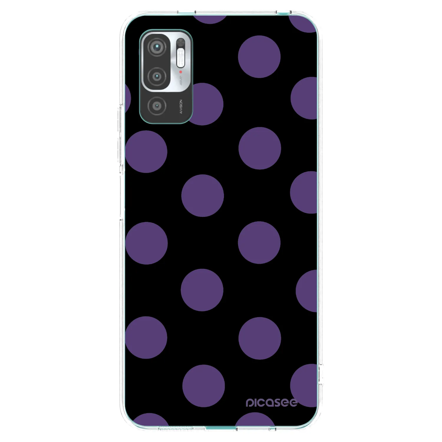 Picasee silikonski prozorni ovitek za Xiaomi Redmi Note 10 5G - Big flickers