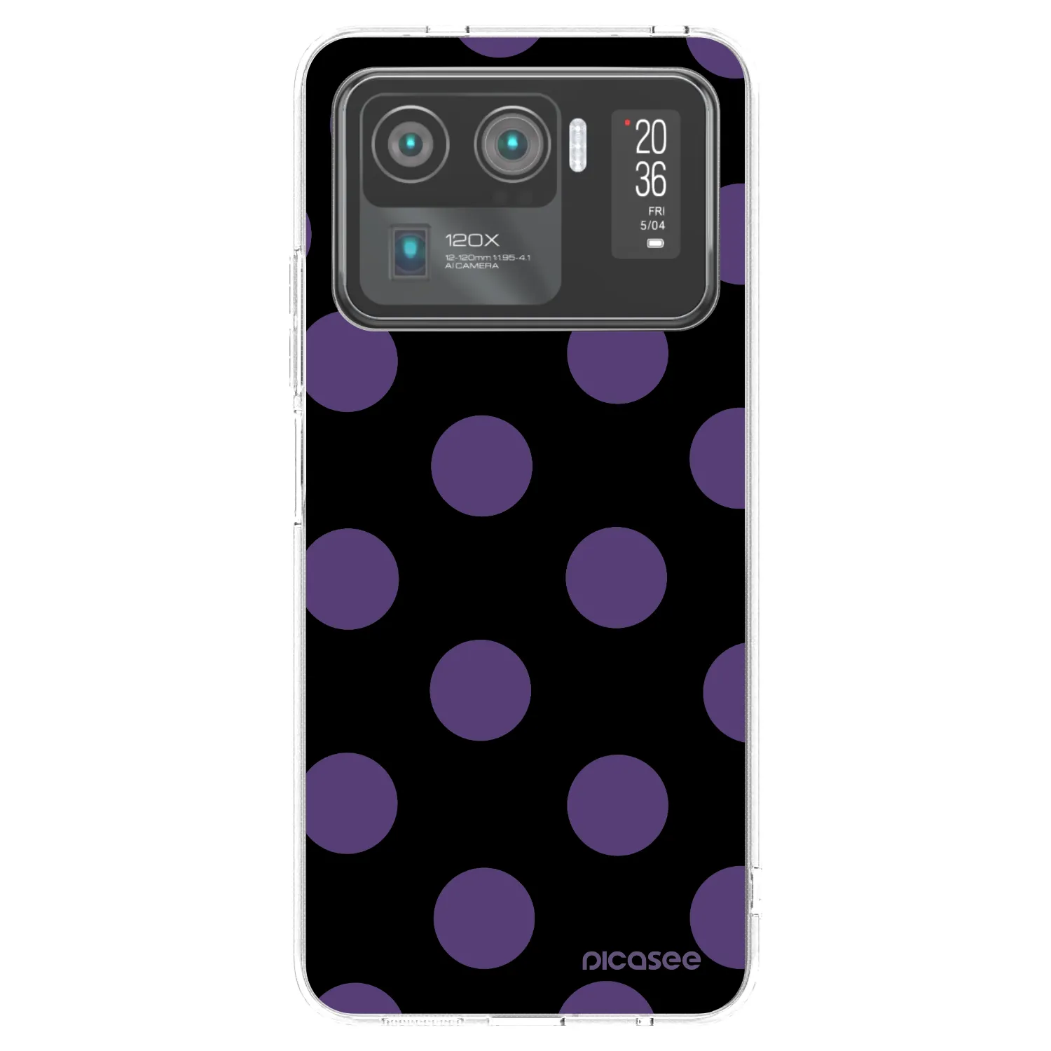 Picasee silikonski prozorni ovitek za Xiaomi Mi 11 Ultra - Big flickers