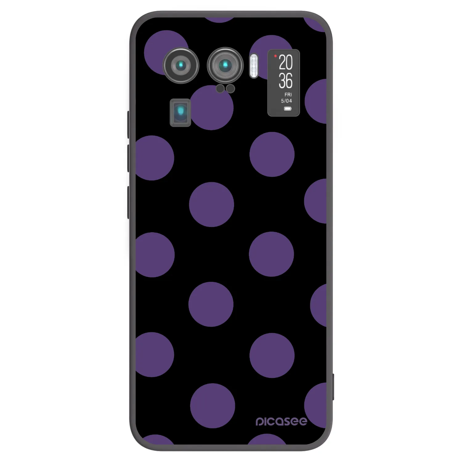Picasee silikonski črni ovitek za Xiaomi Mi 11 Ultra - Big flickers