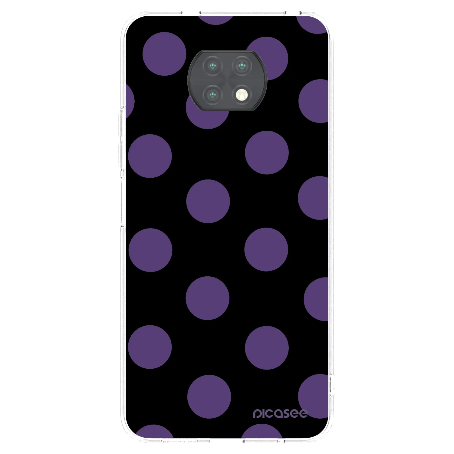 Picasee silikonski prozorni ovitek za Xiaomi Redmi Note 9T - Big flickers