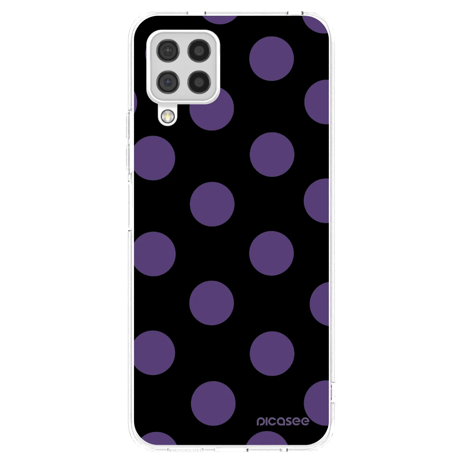 Picasee silikonski prozorni ovitek za Samsung Galaxy A22 A225F 4G - Big flickers