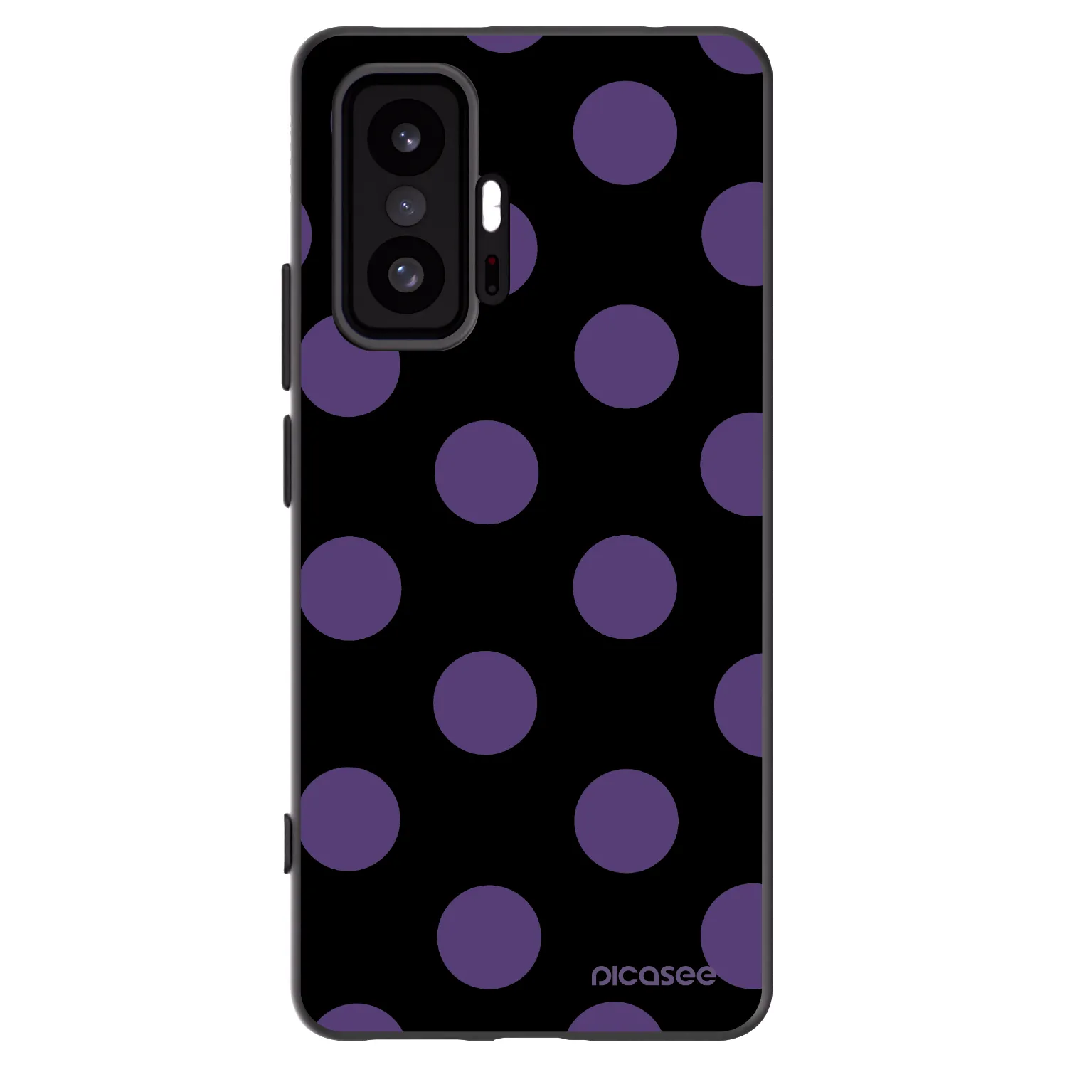 Picasee silikonski črni ovitek za Xiaomi 11T - Big flickers