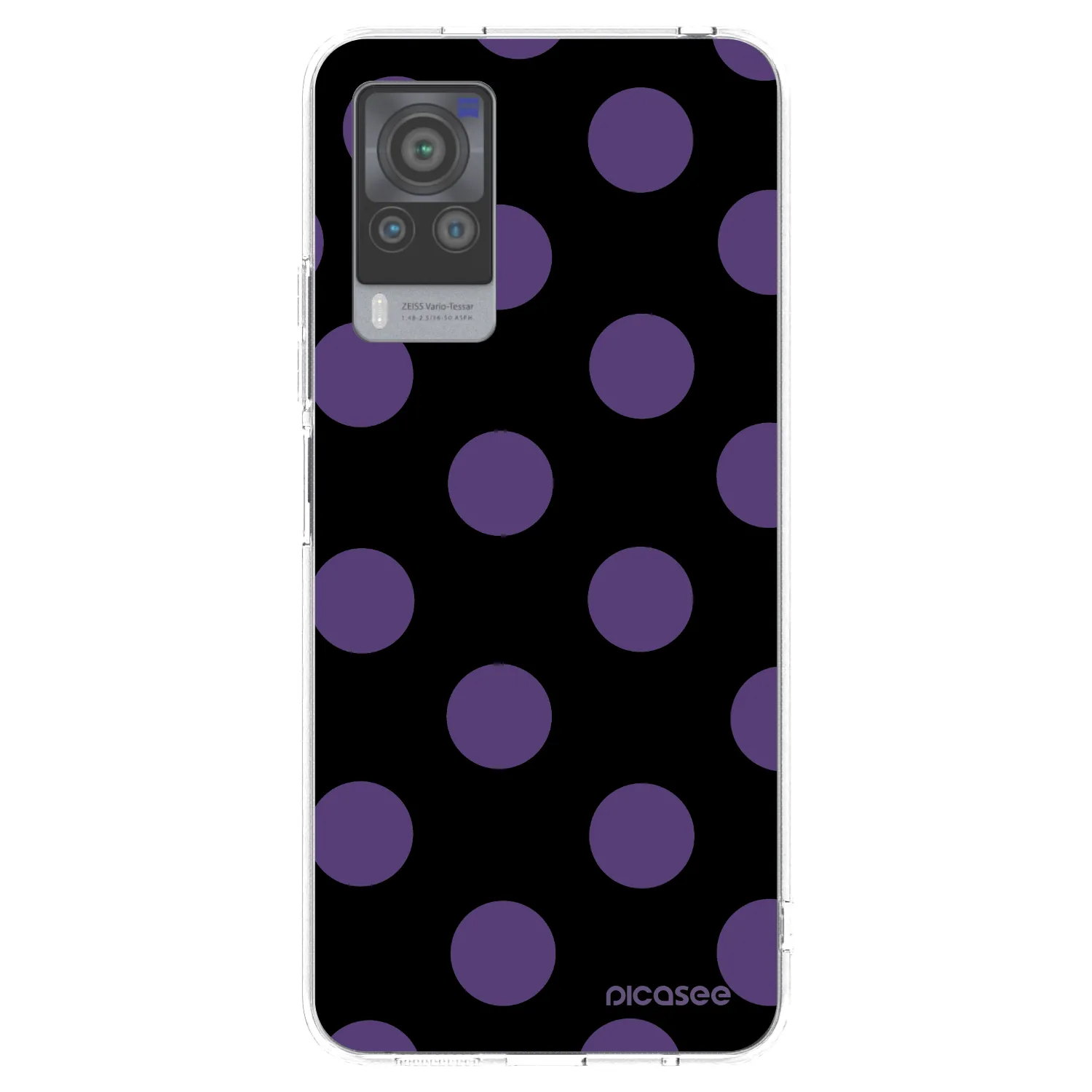 Picasee silikonski prozorni ovitek za Vivo X60 Pro 5G - Big flickers