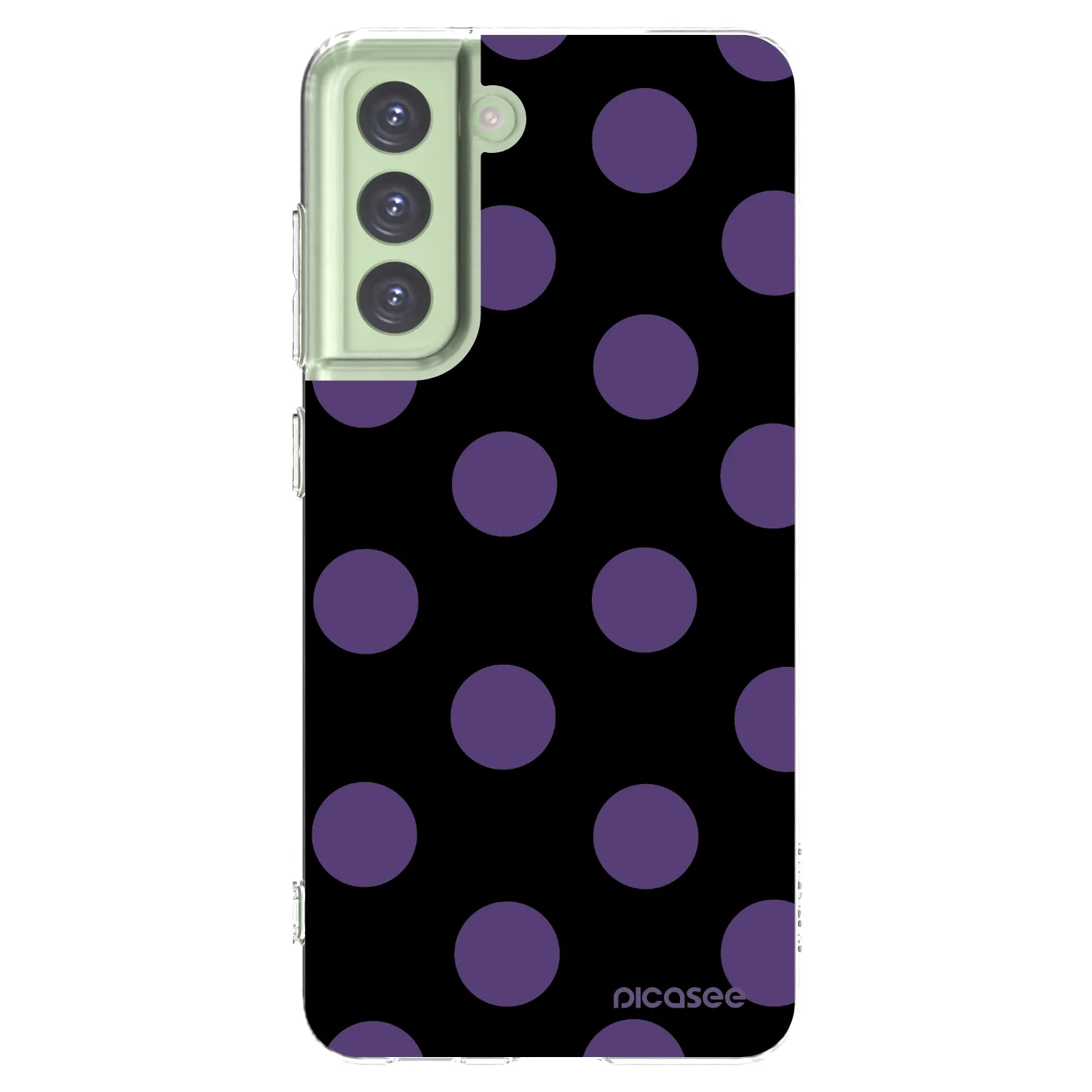 Picasee silikonski prozorni ovitek za Samsung Galaxy S21 FE 5G - Big flickers