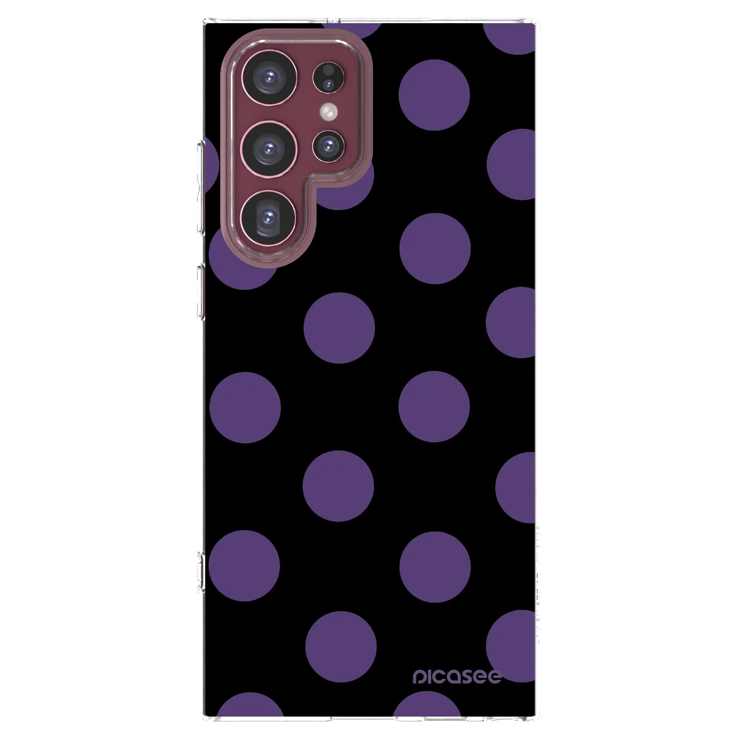 Picasee silikonski prozorni ovitek za Samsung Galaxy S22 Ultra 5G - Big flickers
