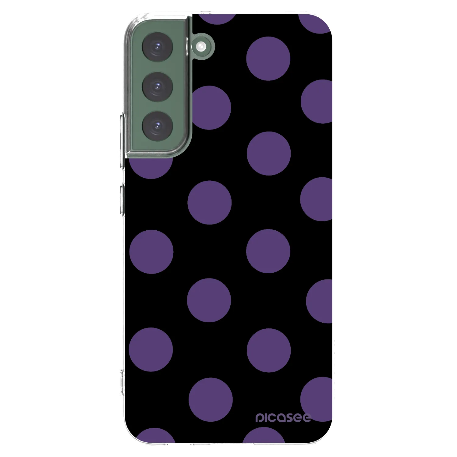 Picasee silikonski prozorni ovitek za Samsung Galaxy S22+ 5G - Big flickers