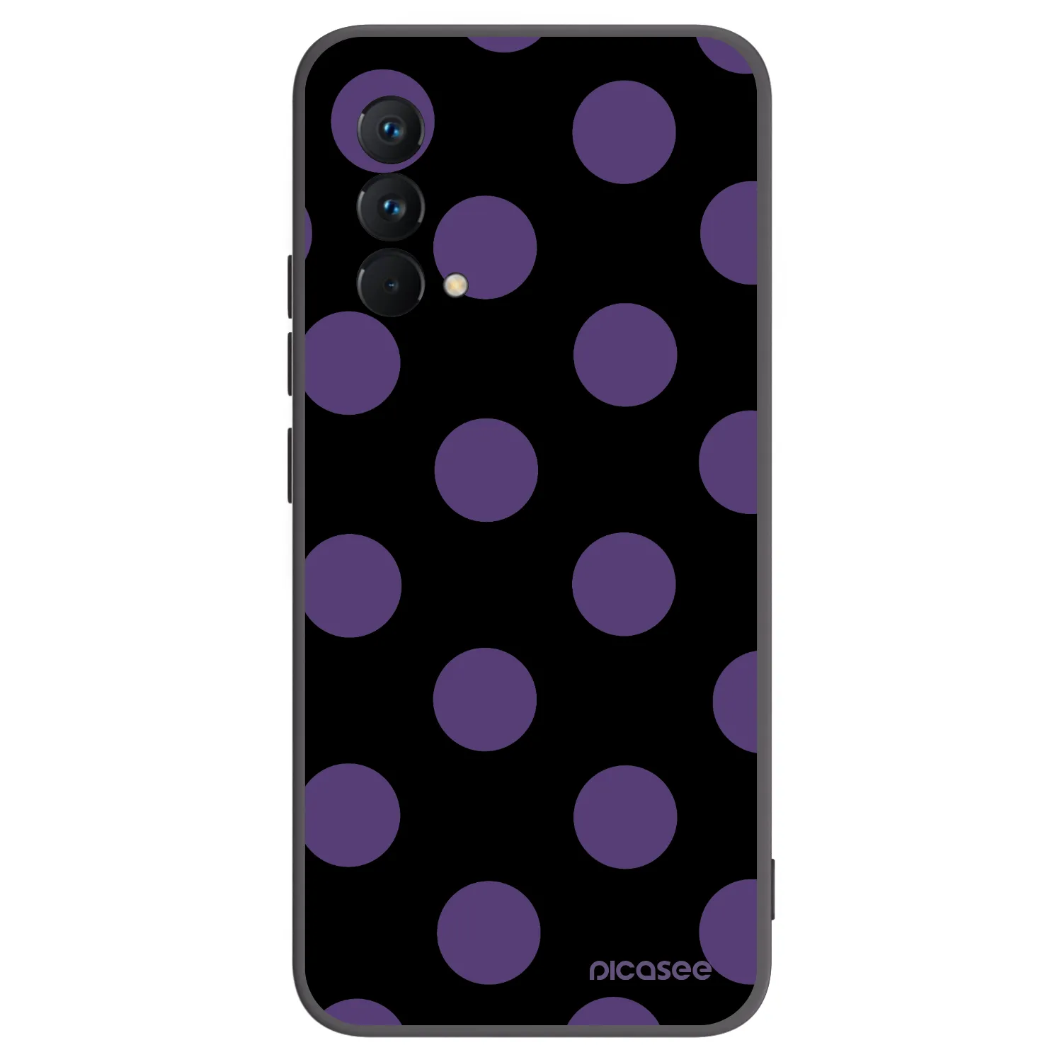 Picasee silikonski črni ovitek za Realme GT Master Edition 5G - Big flickers