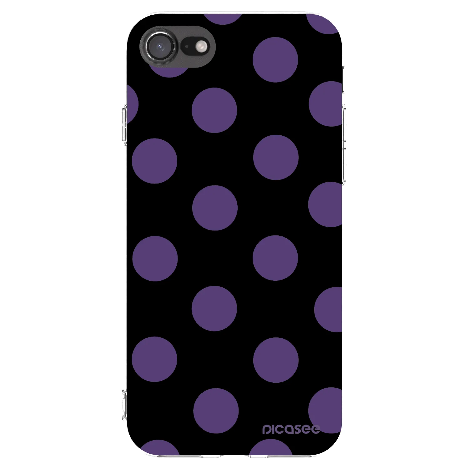 Picasee silikonski prozorni ovitek za Apple iPhone SE 2022 - Big flickers