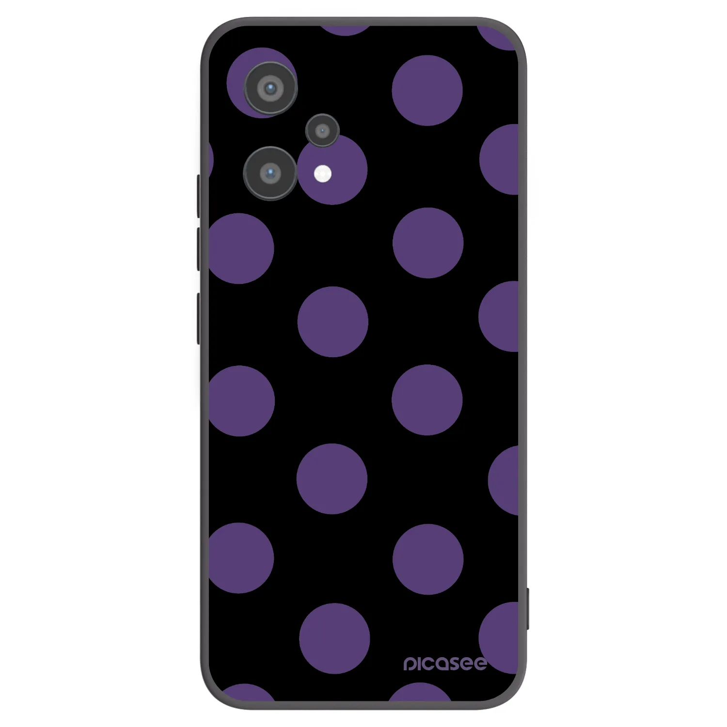 Picasee silikonski črni ovitek za Realme 9 Pro 5G - Big flickers
