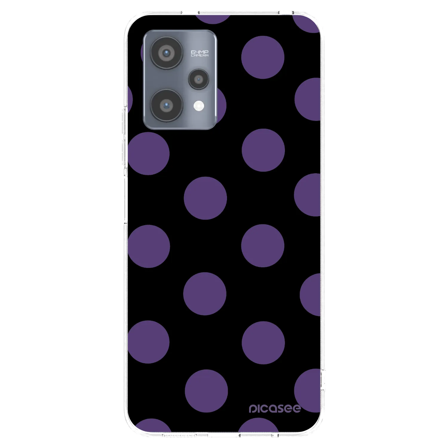 Picasee silikonski prozorni ovitek za Realme 9 Pro 5G - Big flickers