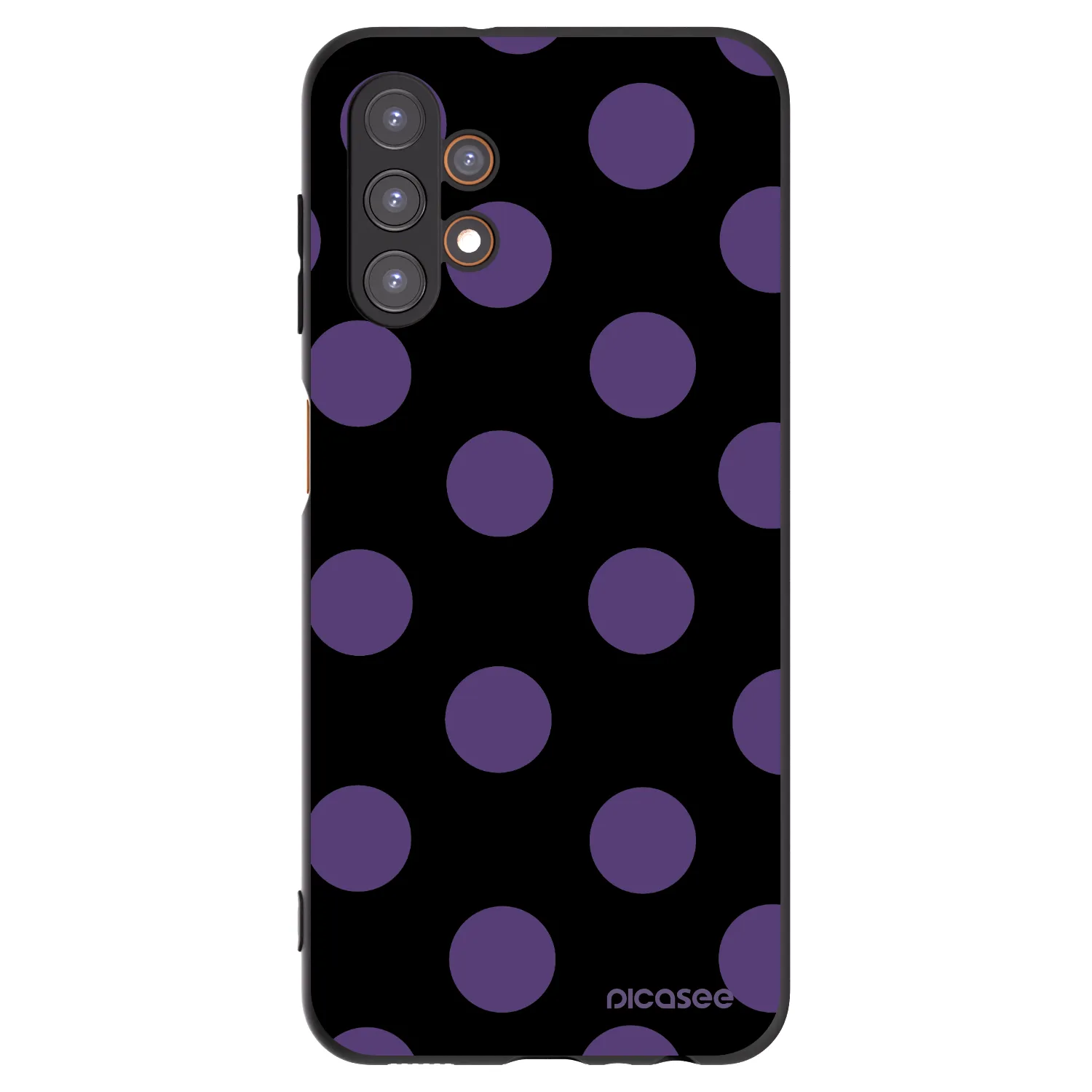 Picasee silikonski črni ovitek za Samsung Galaxy A13 4G A135 - Big flickers