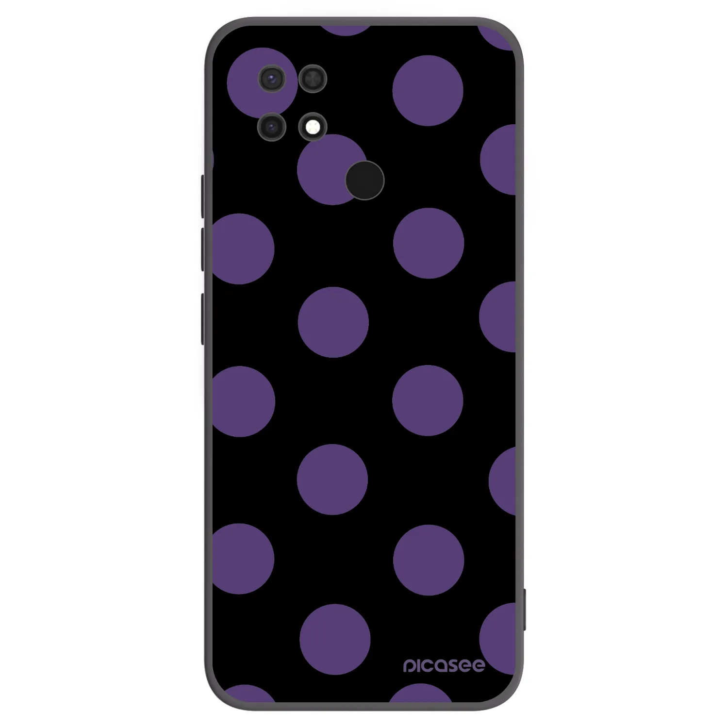 Picasee silikonski črni ovitek za Xiaomi Redmi 10C - Big flickers