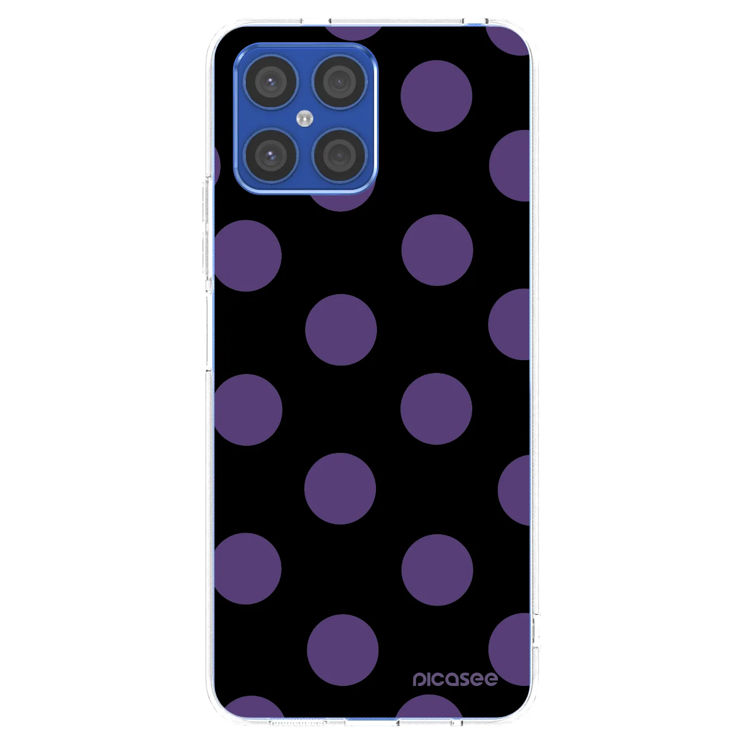 Picasee silikonski prozorni ovitek za Honor X8 4G - Big flickers