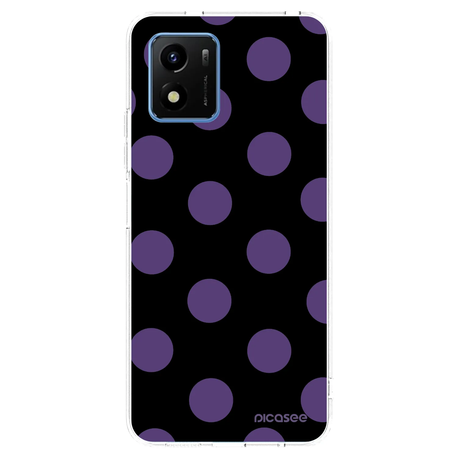 Picasee silikonski prozorni ovitek za Vivo Y01 - Big flickers