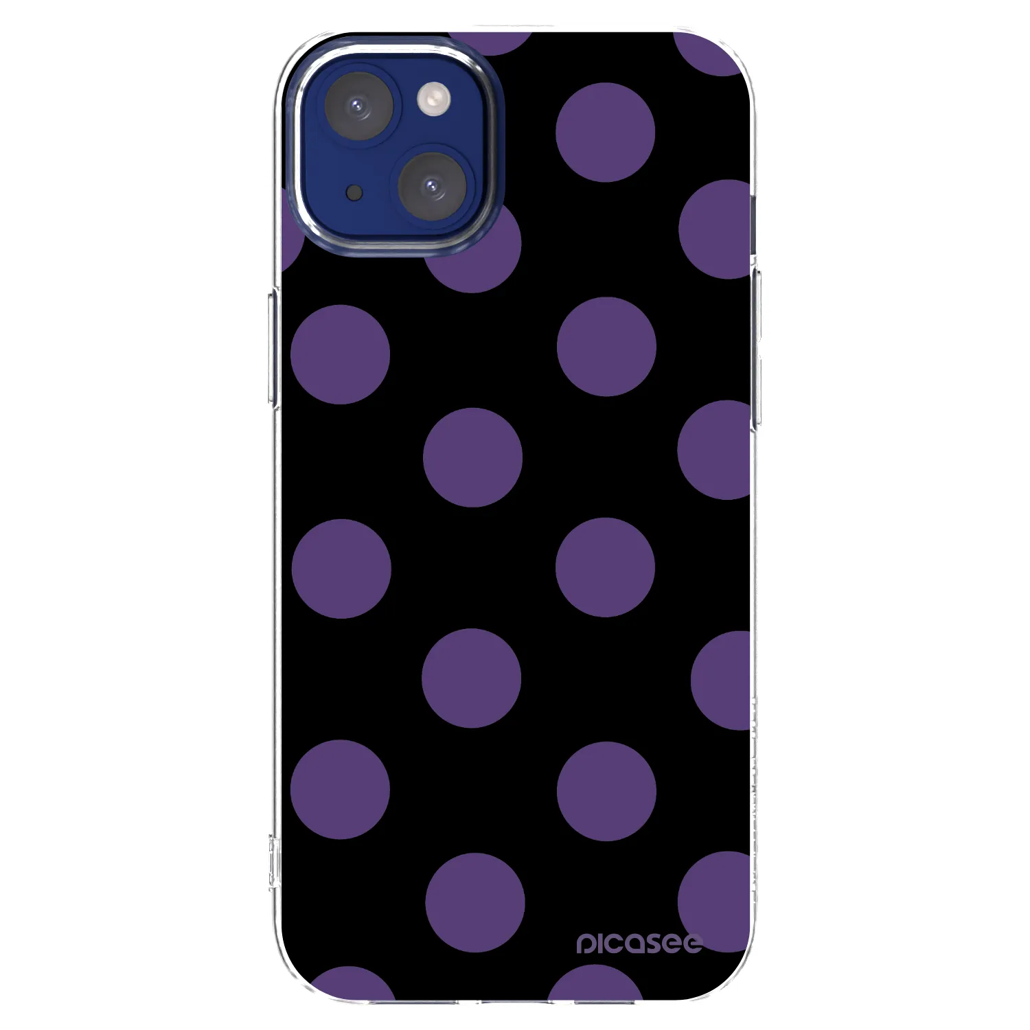 Picasee silikonski prozorni ovitek za Apple iPhone 14 Plus - Big flickers