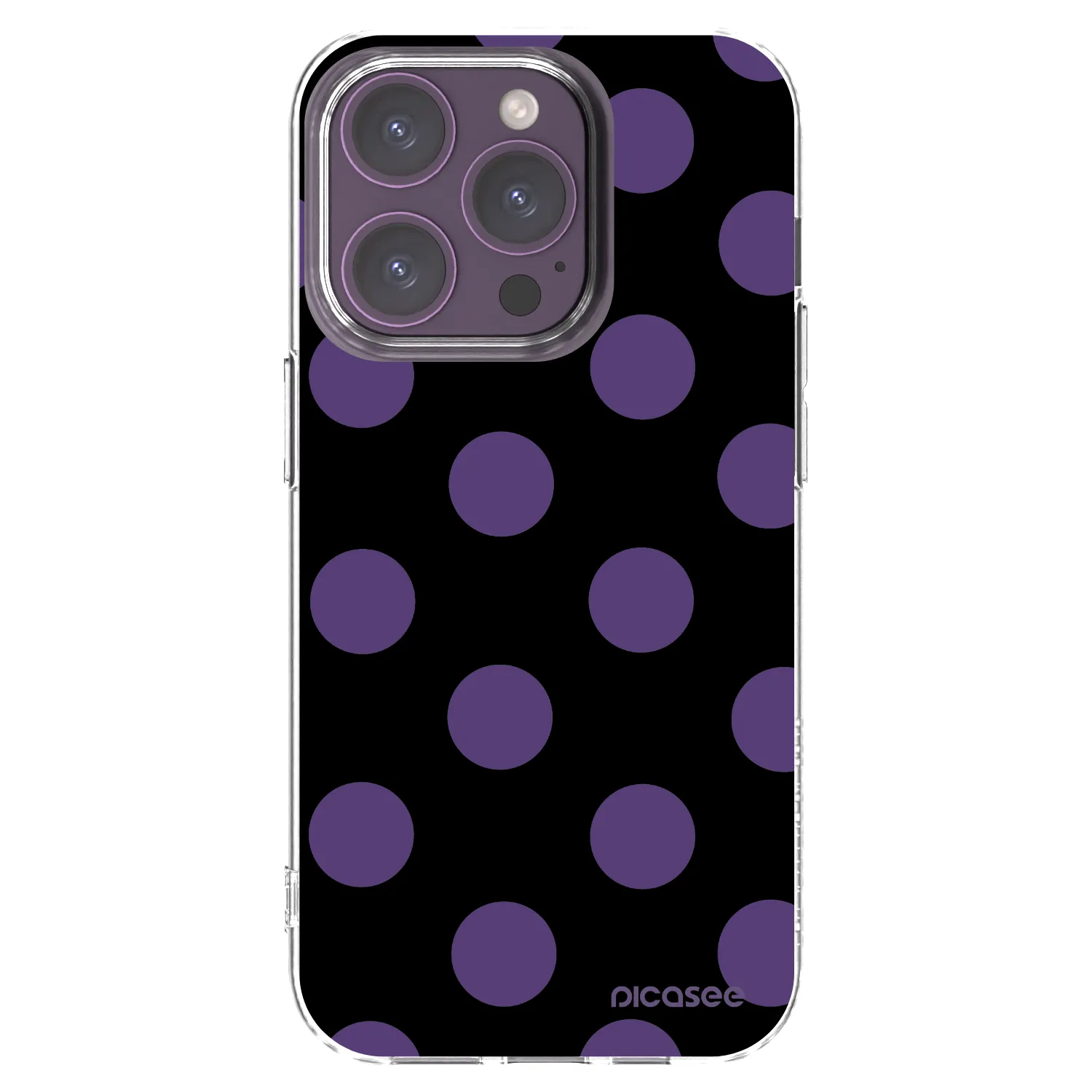 Picasee silikonski prozorni ovitek za Apple iPhone 14 Pro - Big flickers