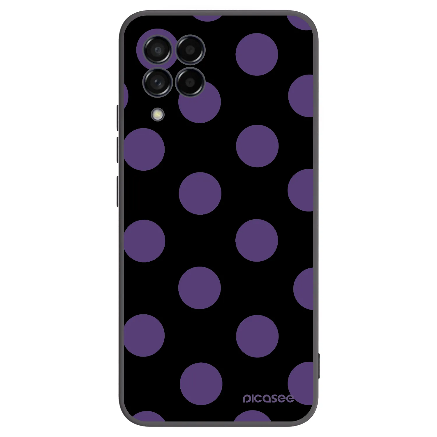 Picasee silikonski črni ovitek za Samsung Galaxy M53 5G - Big flickers
