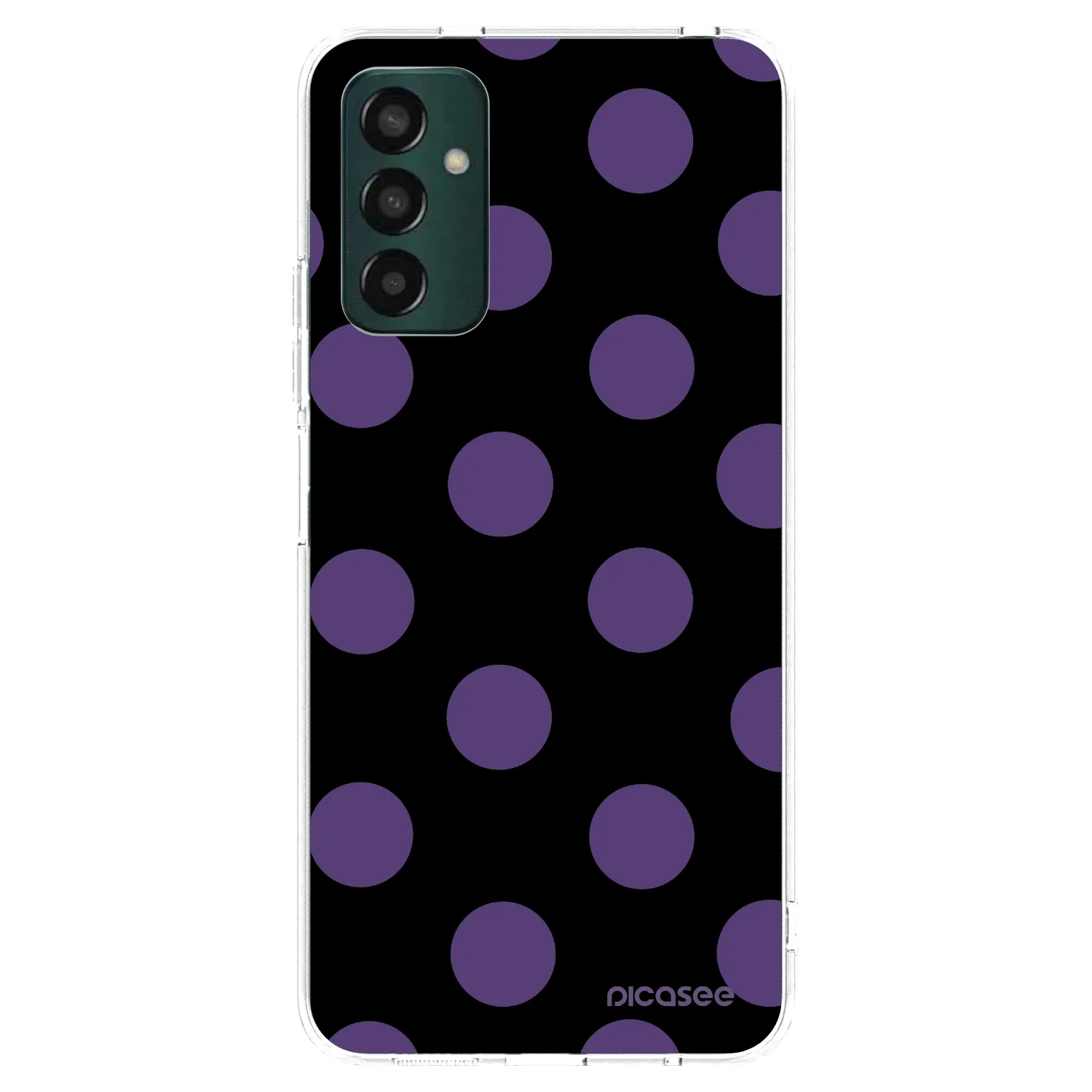 Picasee silikonski prozorni ovitek za Samsung Galaxy M13 M135F - Big flickers