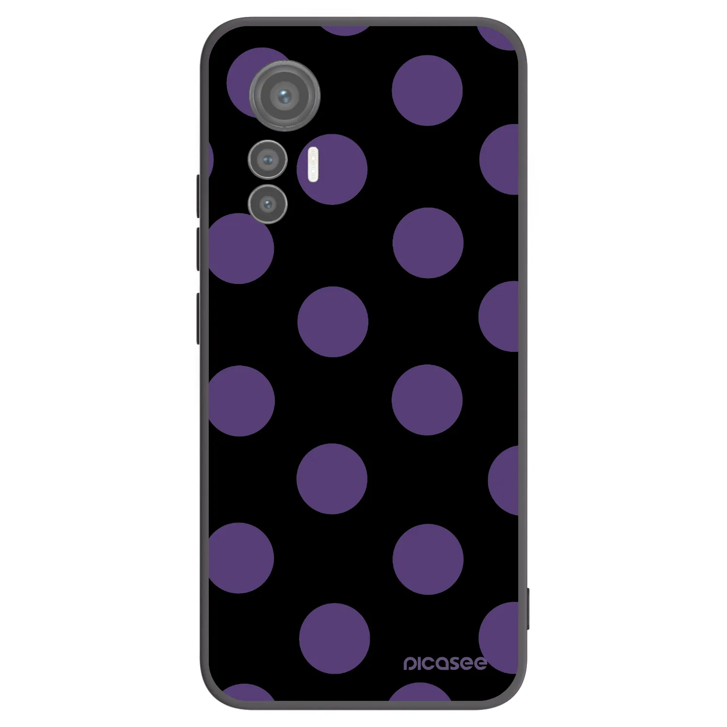 Picasee silikonski črni ovitek za Xiaomi 12 Lite - Big flickers