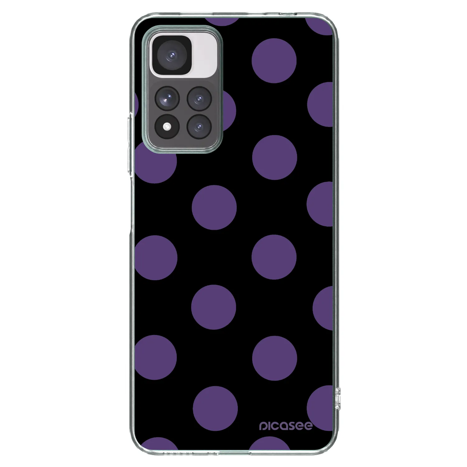 Picasee silikonski prozorni ovitek za Xiaomi Redmi Note 11 Pro+ 5G - Big flickers