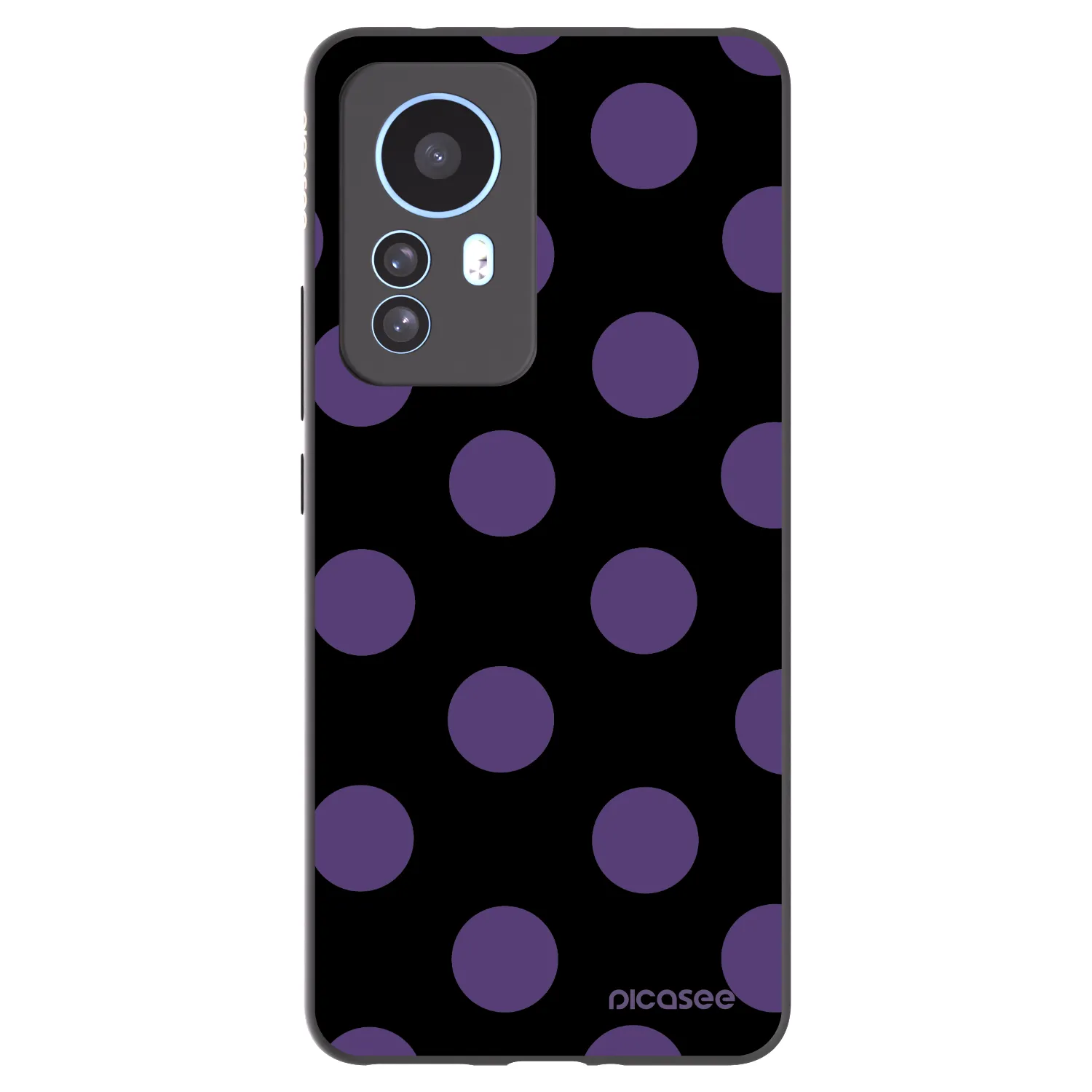 Picasee silikonski črni ovitek za Xiaomi 12T Pro - Big flickers