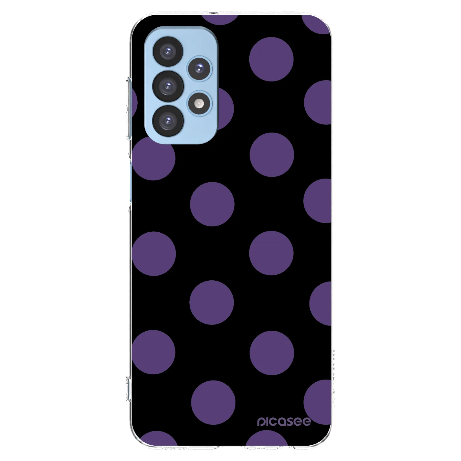 Picasee silikonski prozorni ovitek za Samsung Galaxy A23 A235F 4G - Big flickers