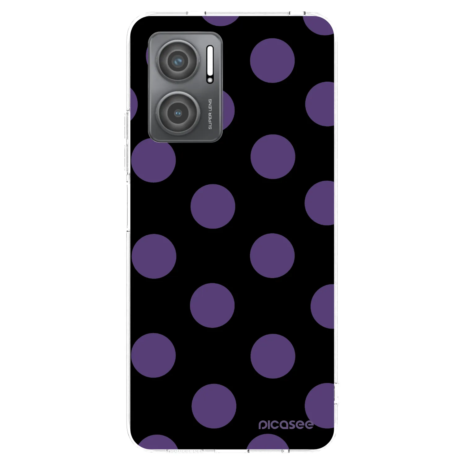Picasee silikonski prozorni ovitek za Xiaomi Redmi 10 5G - Big flickers