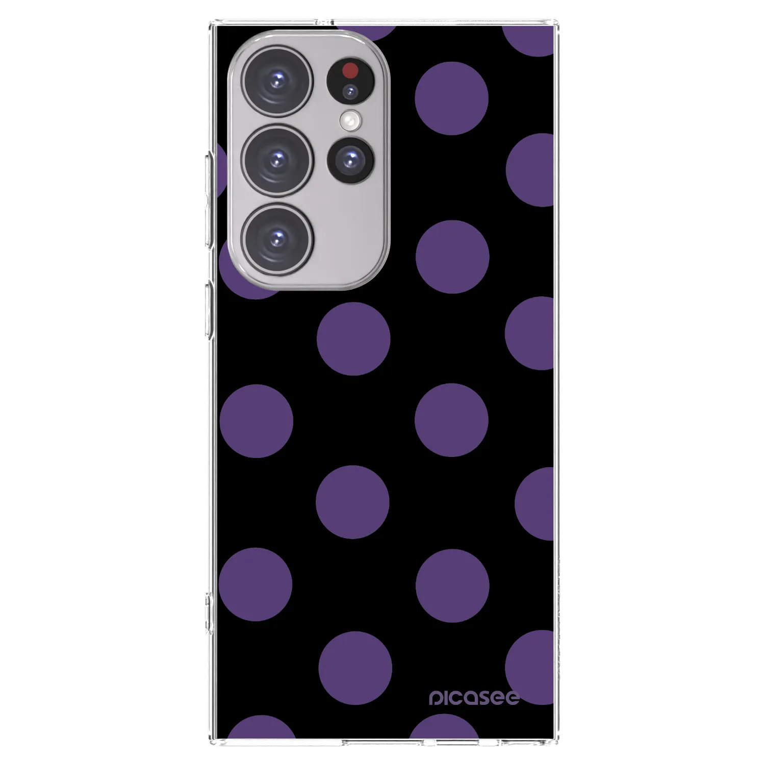 Picasee silikonski prozorni ovitek za Samsung Galaxy S23 Ultra 5G - Big flickers