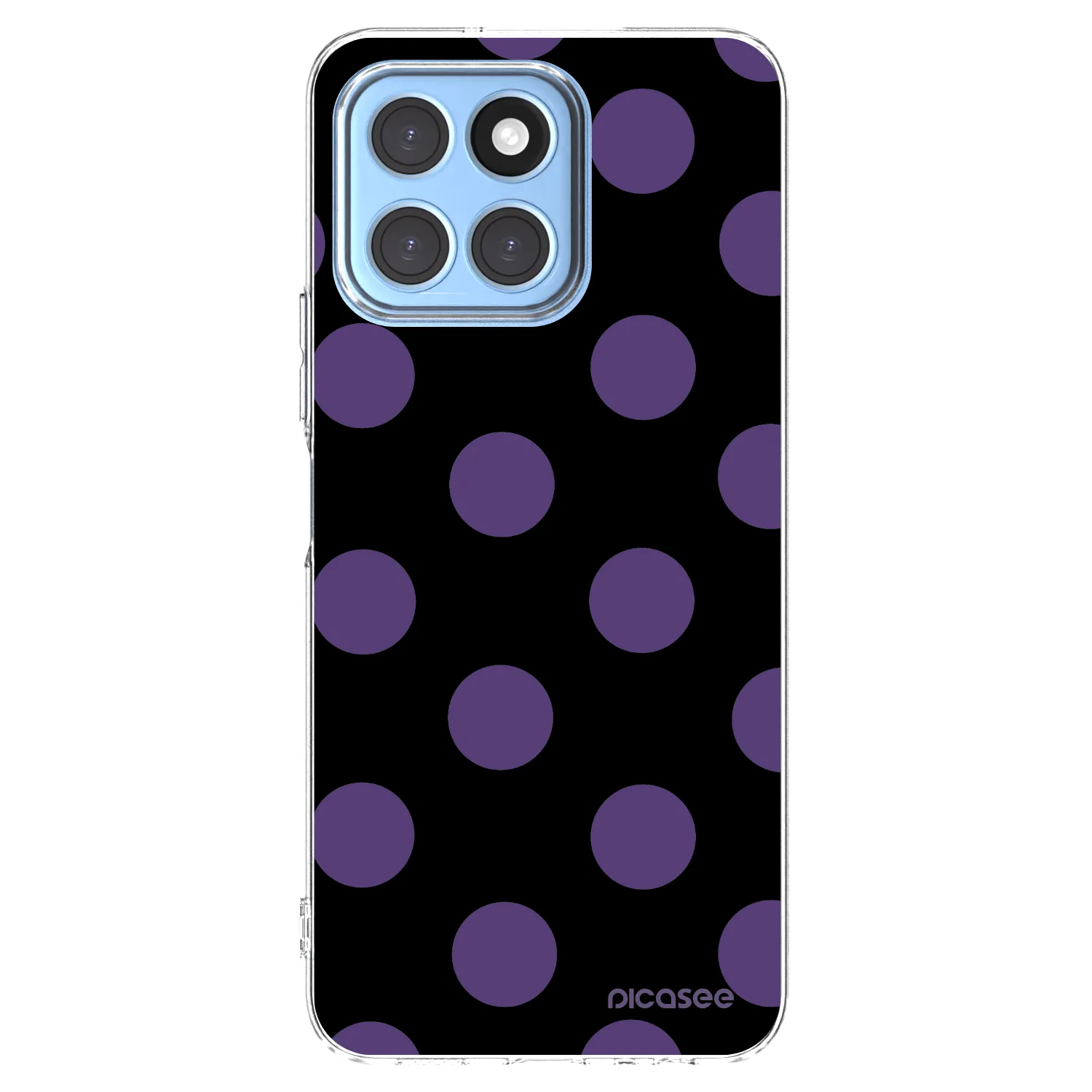 Picasee silikonski prozorni ovitek za Honor X8 5G - Big flickers