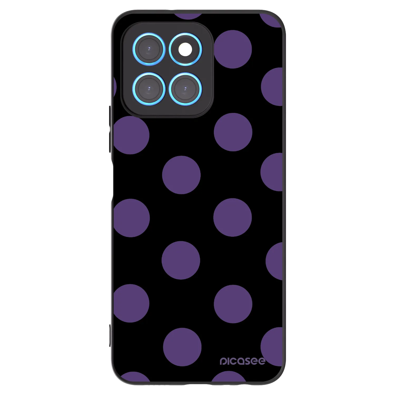 Picasee silikonski črni ovitek za Honor X6 - Big flickers