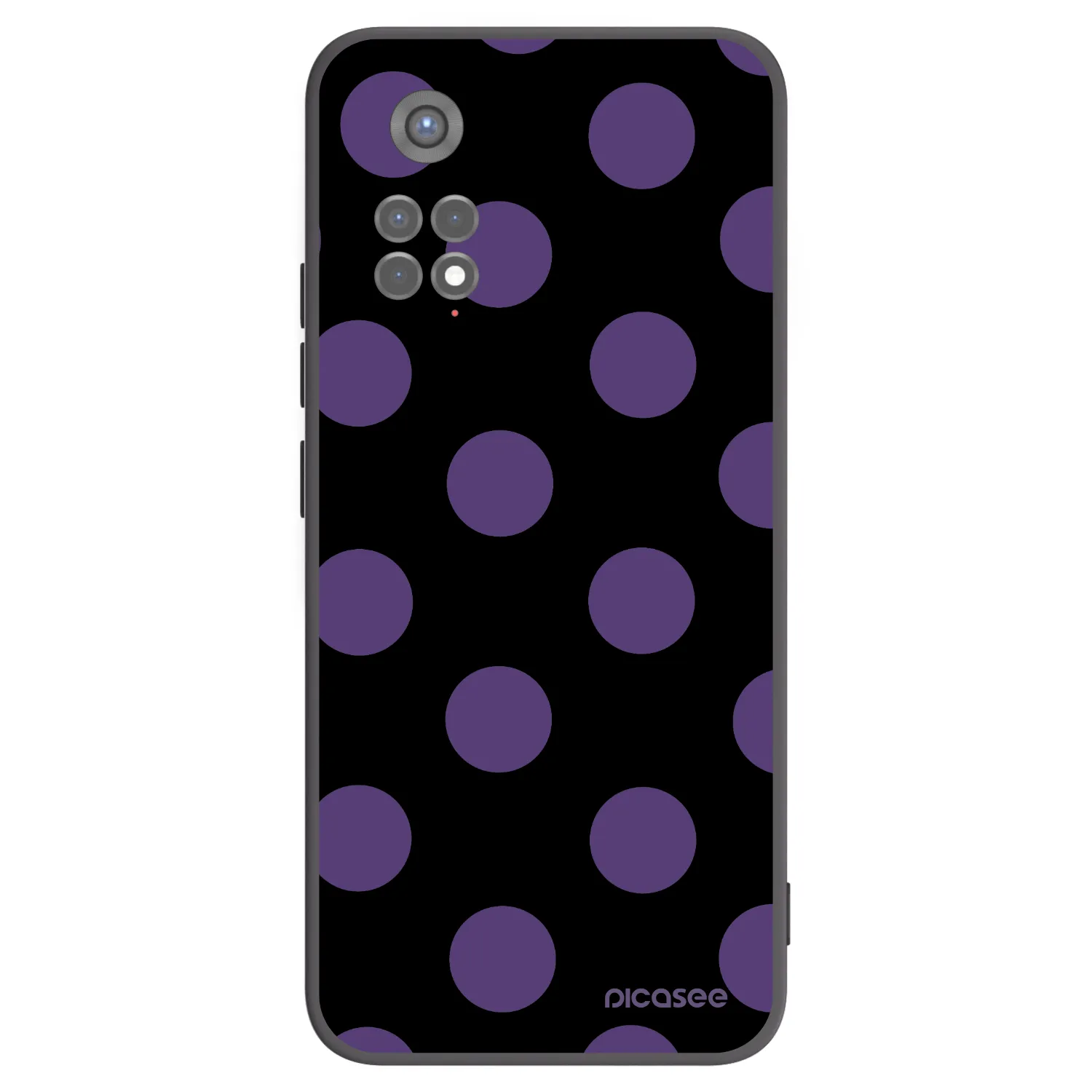 Picasee silikonski črni ovitek za Xiaomi Redmi Note 11S 5G - Big flickers
