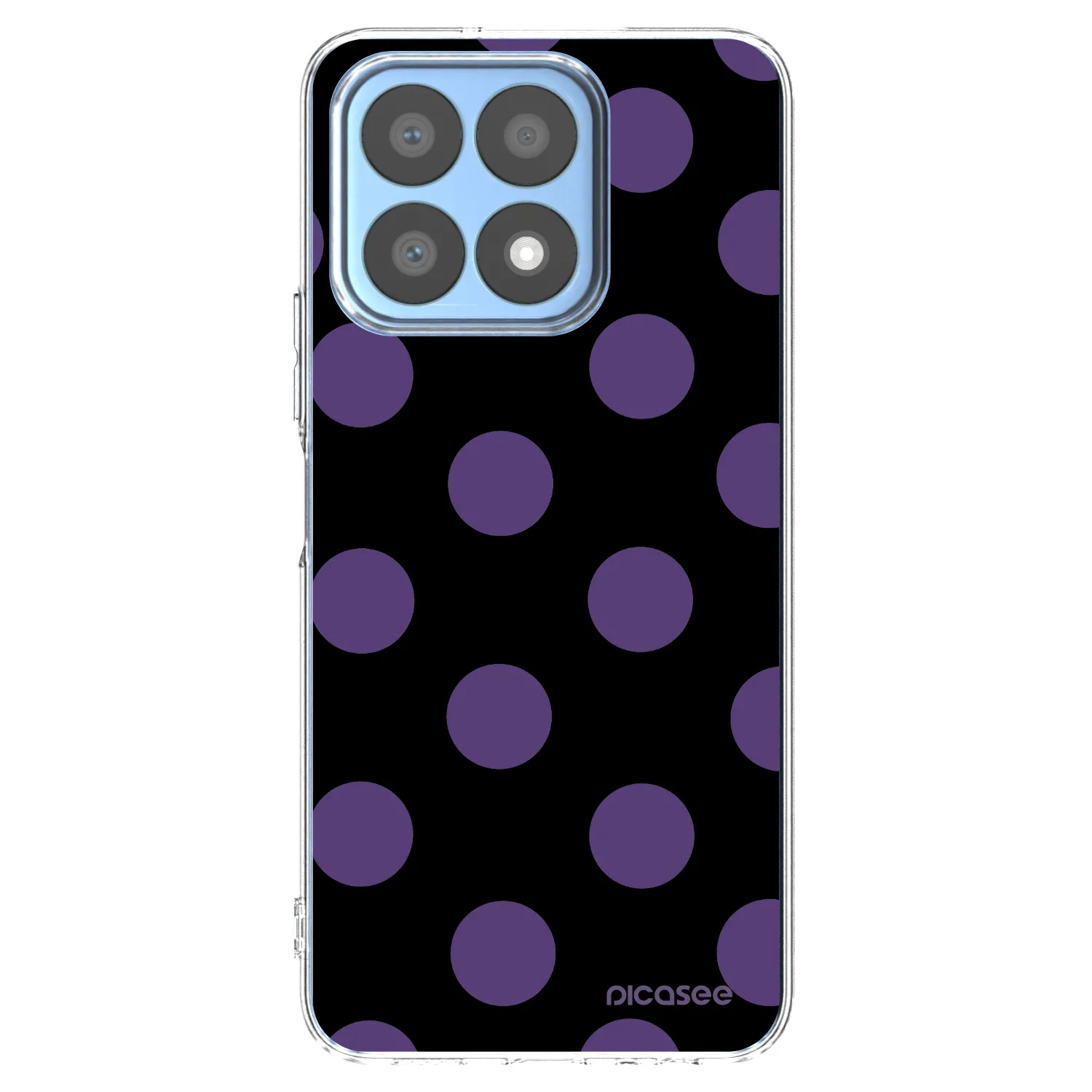 Picasee silikonski prozorni ovitek za Honor X8a - Big flickers