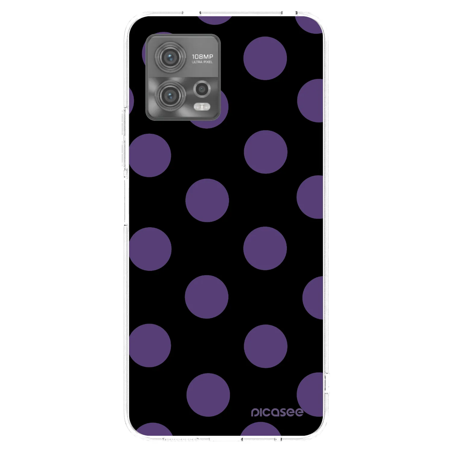Picasee silikonski prozorni ovitek za Motorola Moto G72 - Big flickers