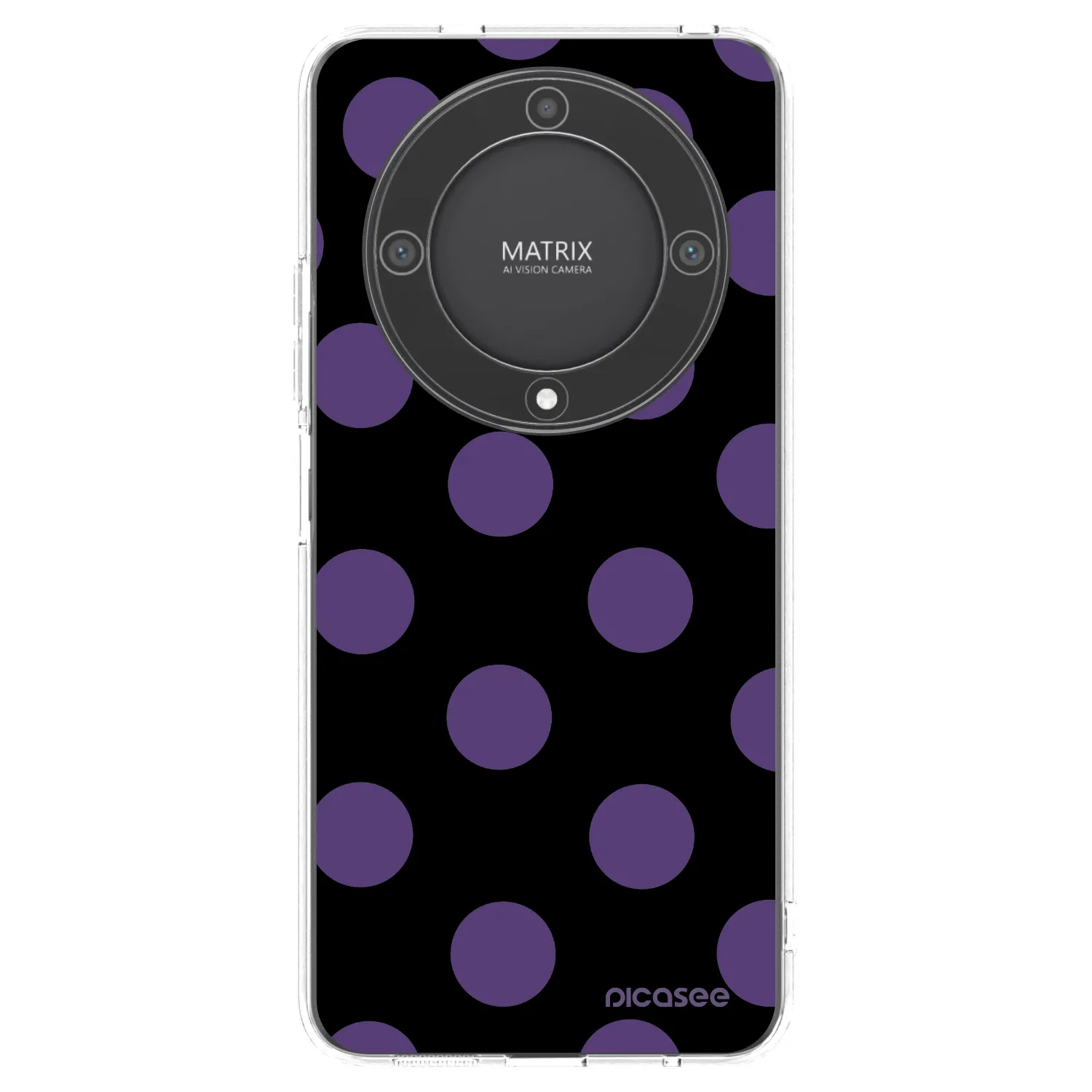 Picasee silikonski prozorni ovitek za Honor Magic5 Lite 5G - Big flickers