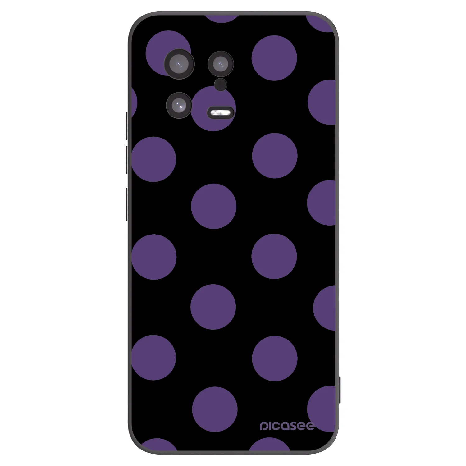 Picasee silikonski črni ovitek za Xiaomi 13 - Big flickers