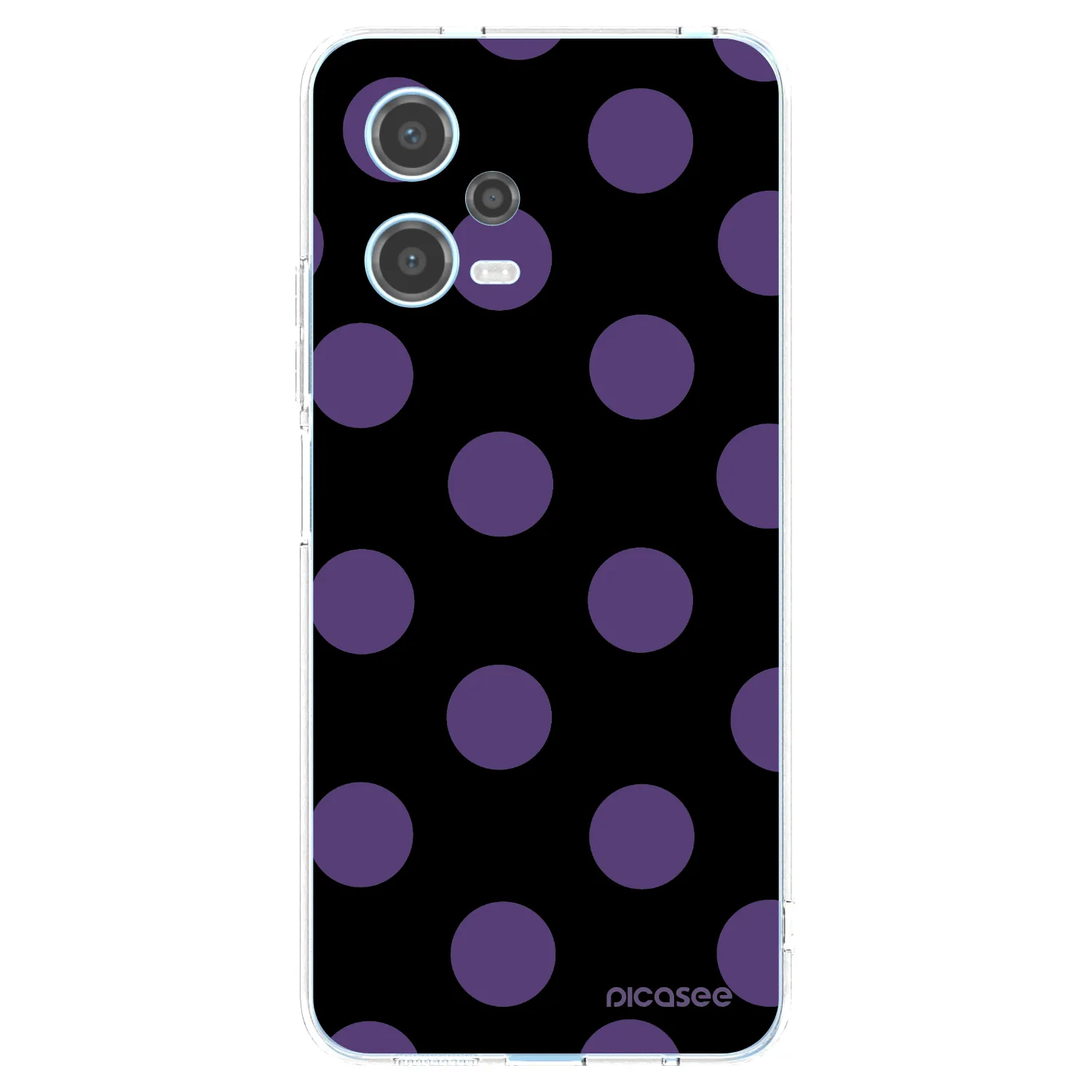 Picasee silikonski prozorni ovitek za Xiaomi Redmi Note 12 5G - Big flickers