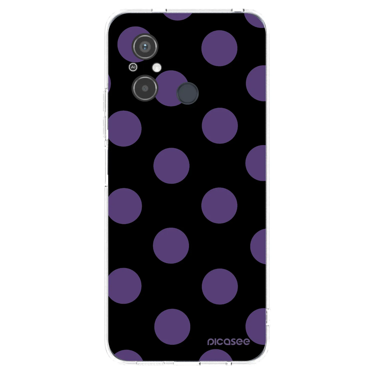 Picasee silikonski prozorni ovitek za Xiaomi Redmi 12C - Big flickers