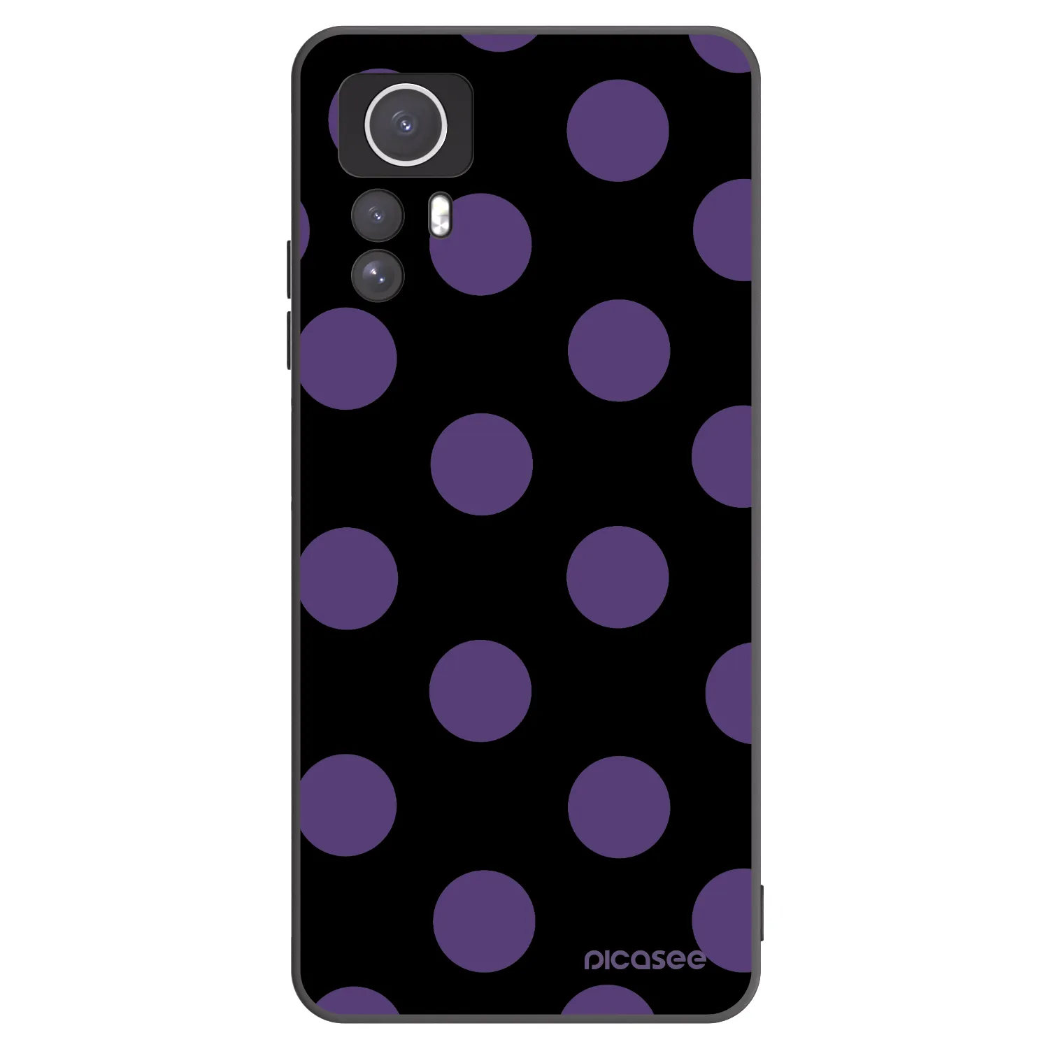 Picasee silikonski črni ovitek za Xiaomi Redmi Note 12S - Big flickers
