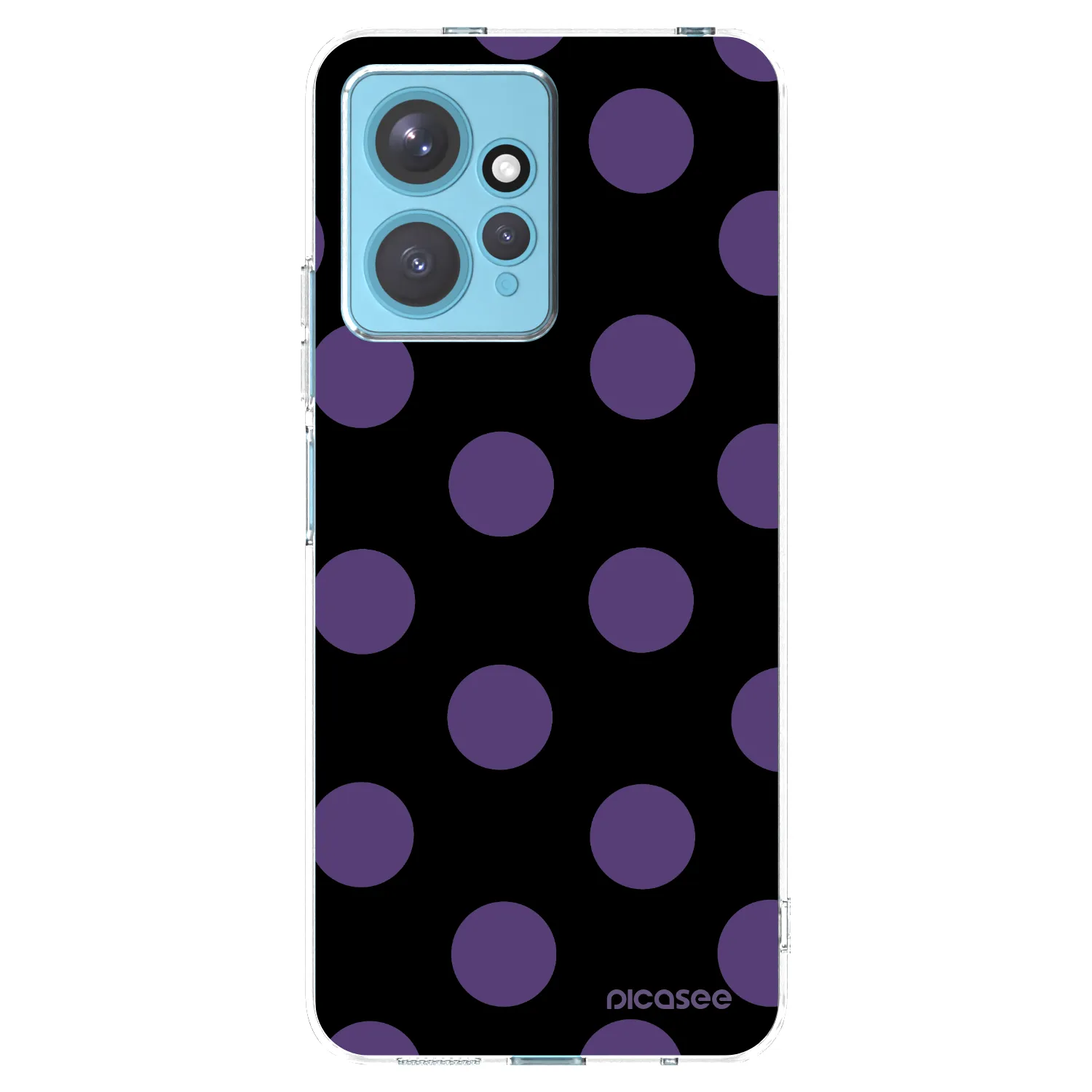 Picasee silikonski prozorni ovitek za Xiaomi Redmi Note 12 4G - Big flickers