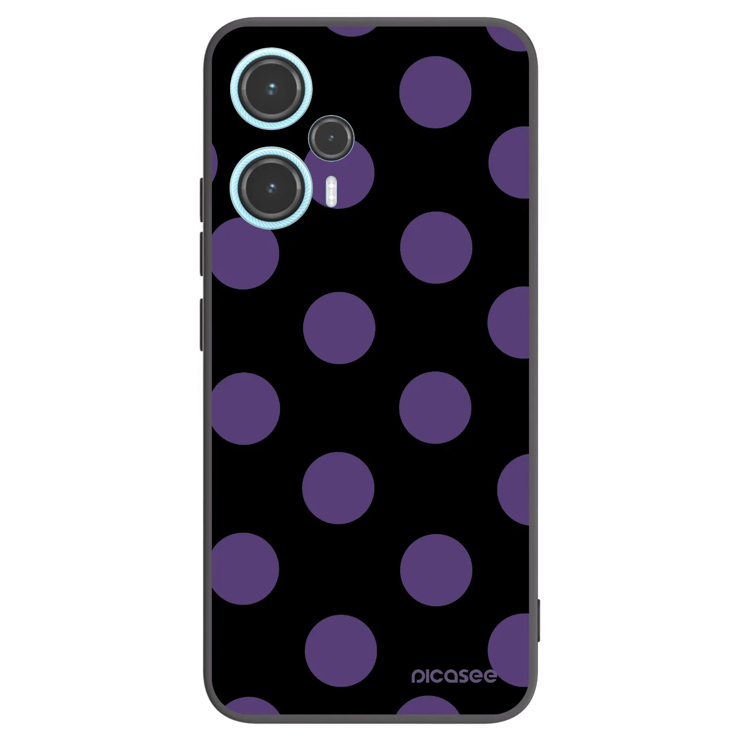 Picasee silikonski črni ovitek za Xiaomi Poco F5 - Big flickers