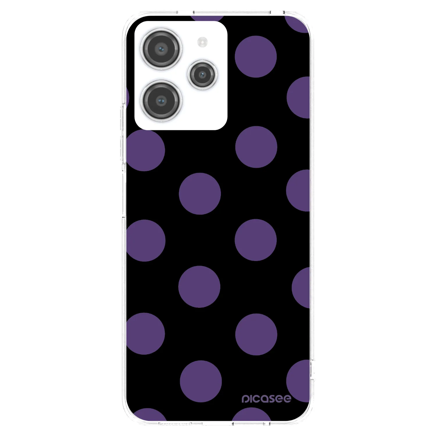 Picasee silikonski prozorni ovitek za Xiaomi Redmi 12 4G - Big flickers