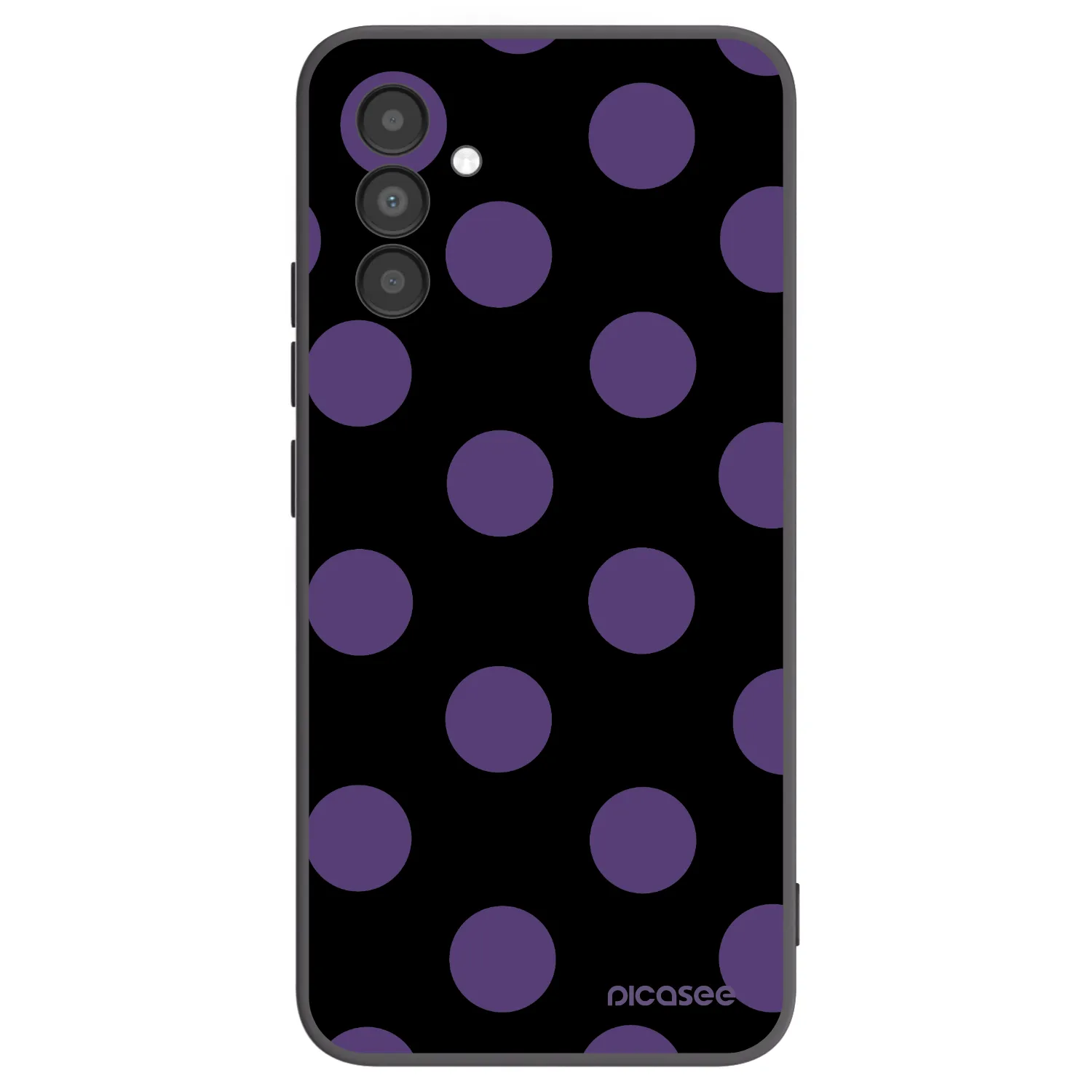 Picasee silikonski črni ovitek za Samsung Galaxy A04s A047F - Big flickers