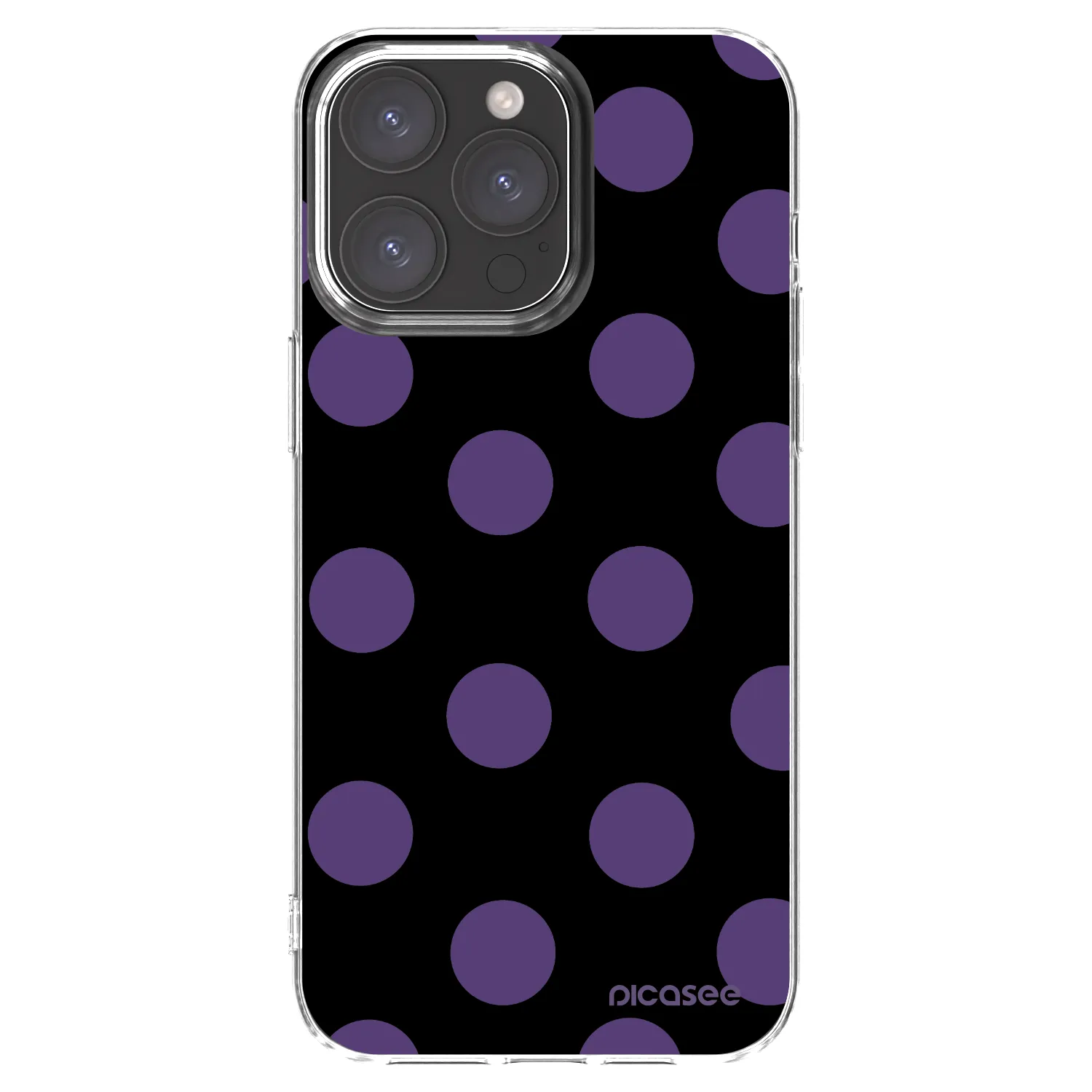 Picasee silikonski prozorni ovitek za Apple iPhone 15 Pro Max - Big flickers