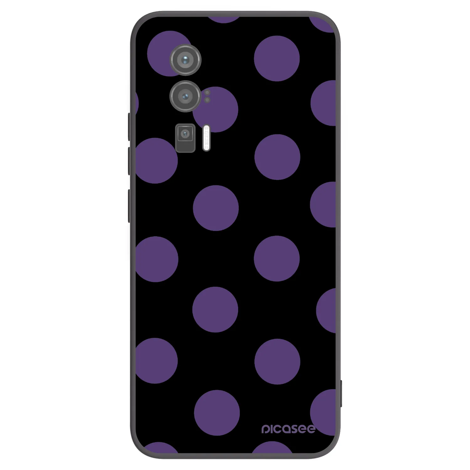 Picasee silikonski črni ovitek za Xiaomi Poco F5 Pro 5G - Big flickers