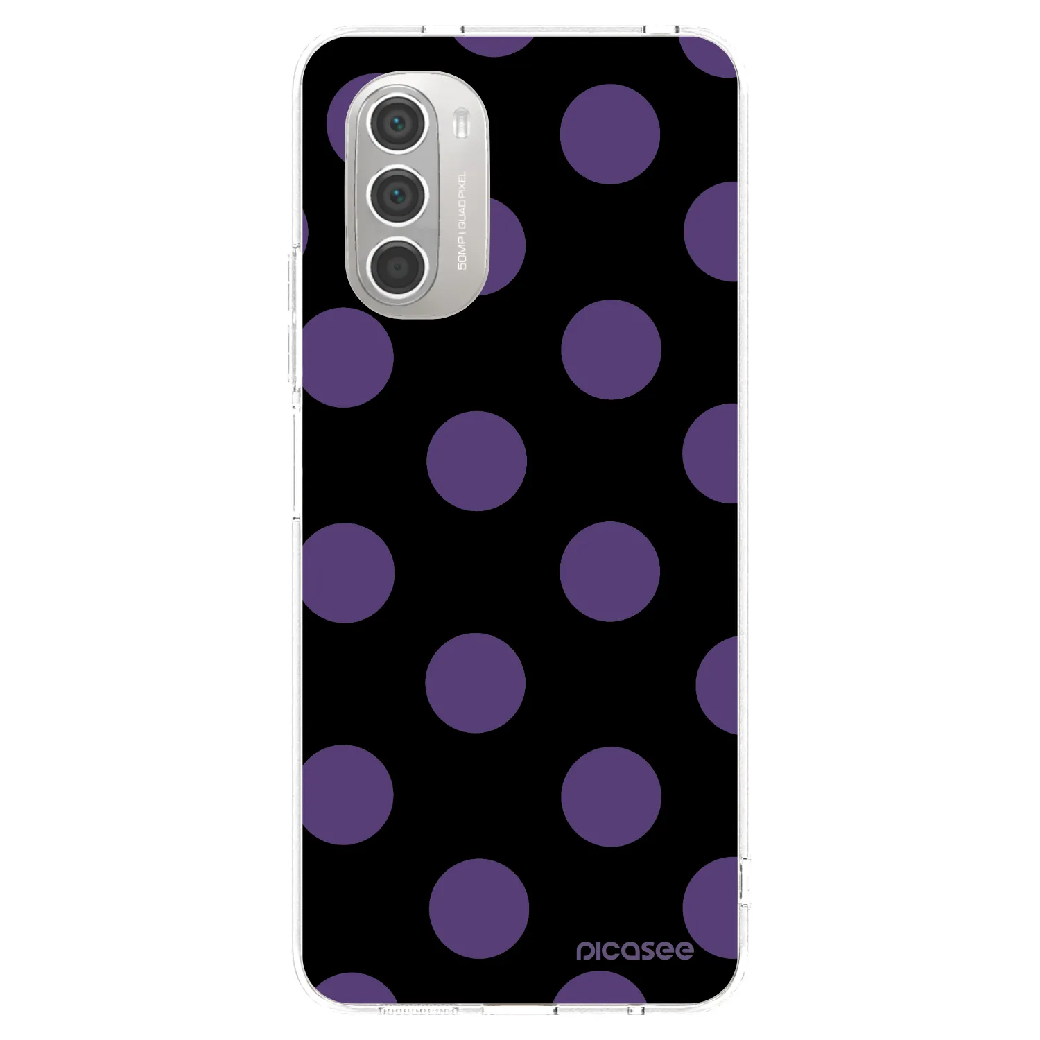 Picasee silikonski prozorni ovitek za Motorola Moto G51 - Big flickers