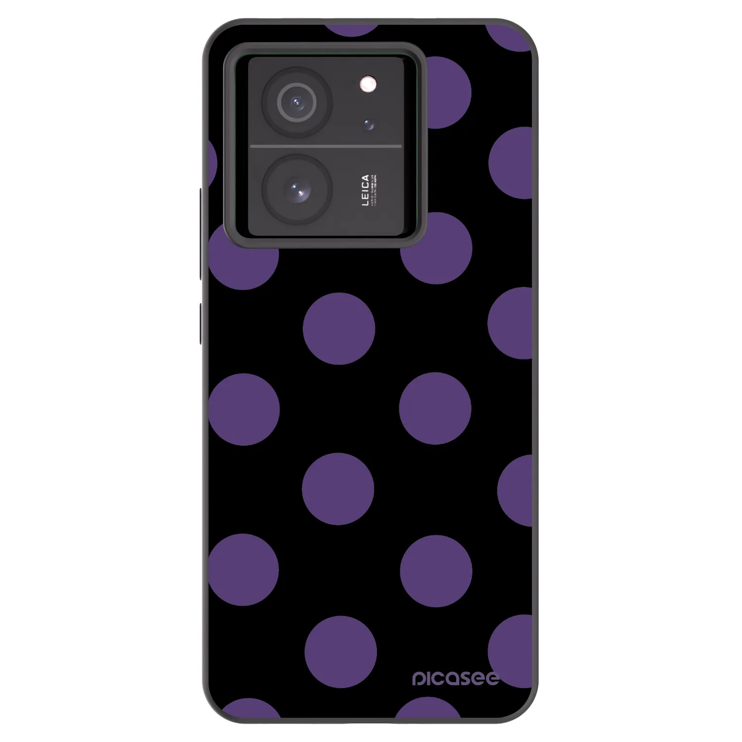 Picasee silikonski črni ovitek za Xiaomi 13T Pro - Big flickers