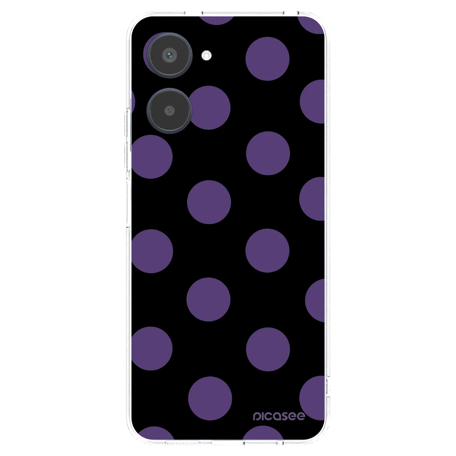 Picasee silikonski prozorni ovitek za Realme 10 4G - Big flickers