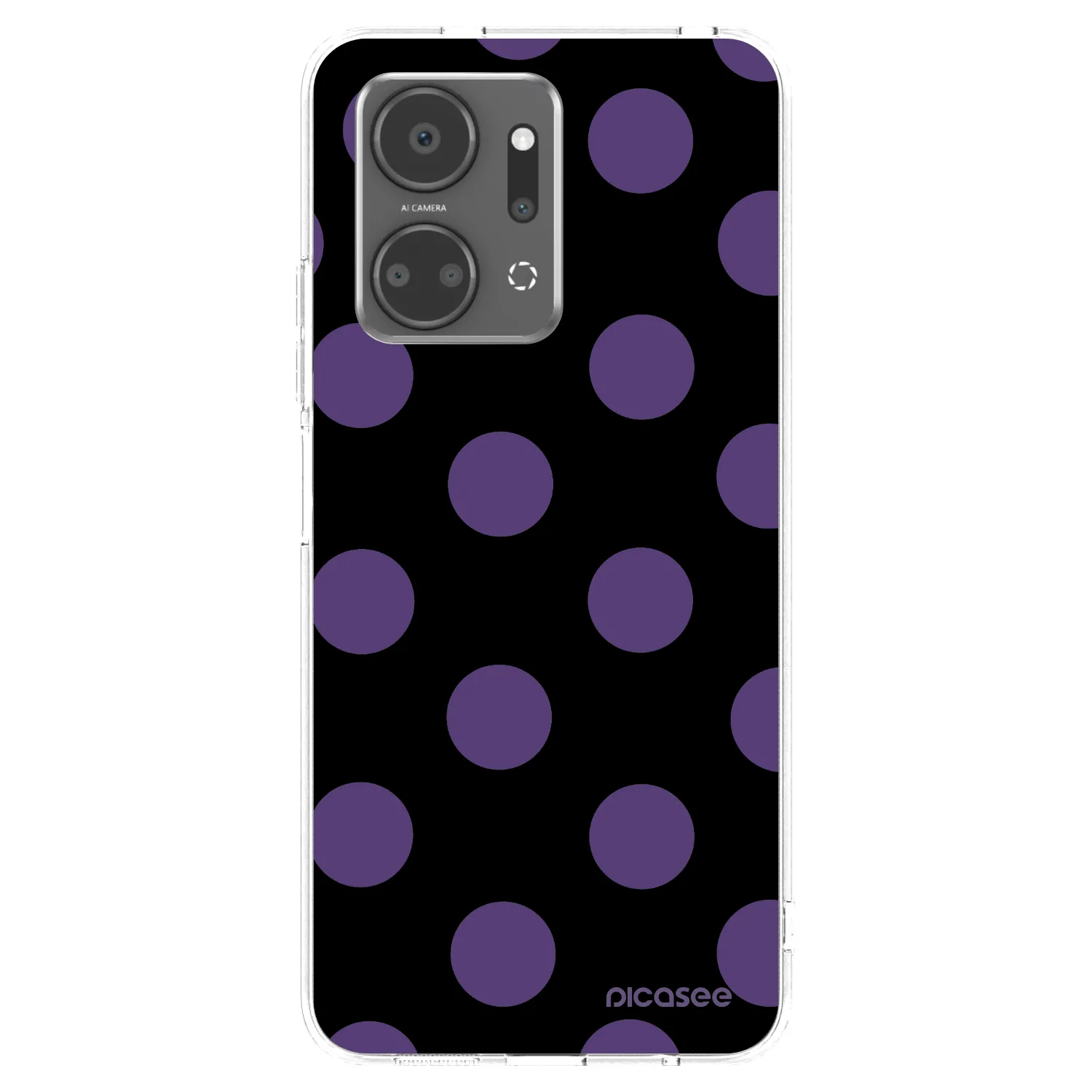 Picasee silikonski prozorni ovitek za Honor X7a - Big flickers