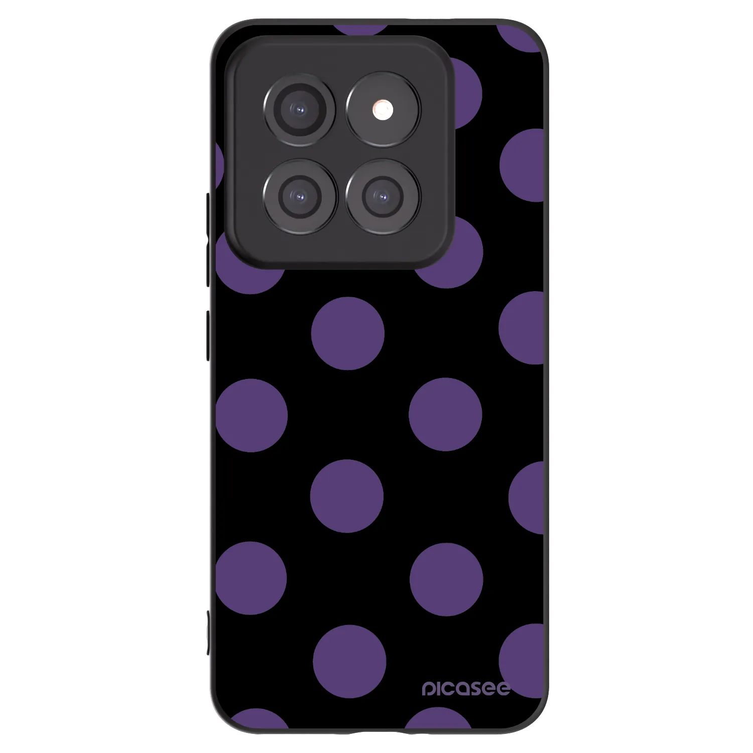 Picasee silikonski črni ovitek za Xiaomi 14 Pro - Big flickers