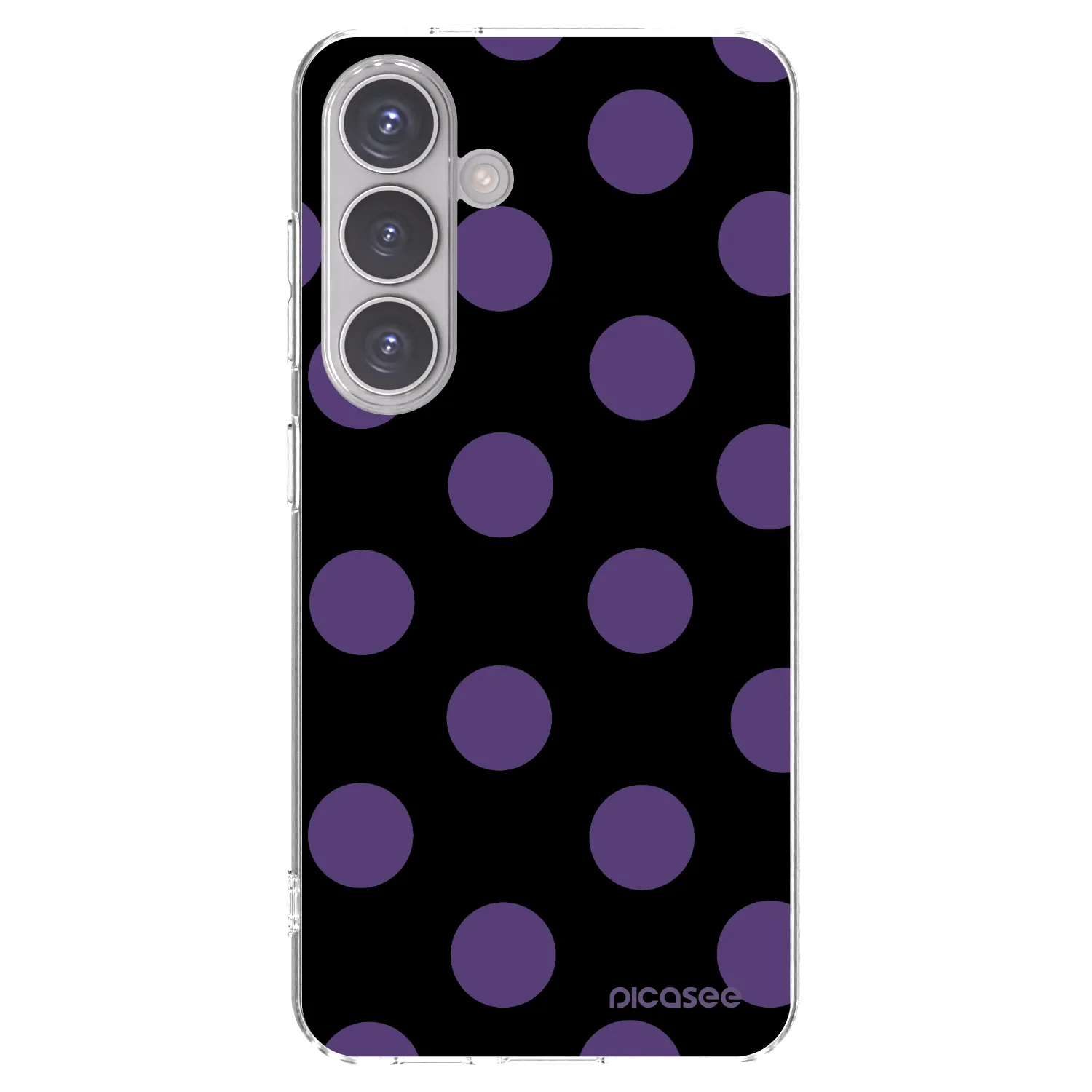 Picasee silikonski prozorni ovitek za Samsung Galaxy S24 S921B 5G - Big flickers